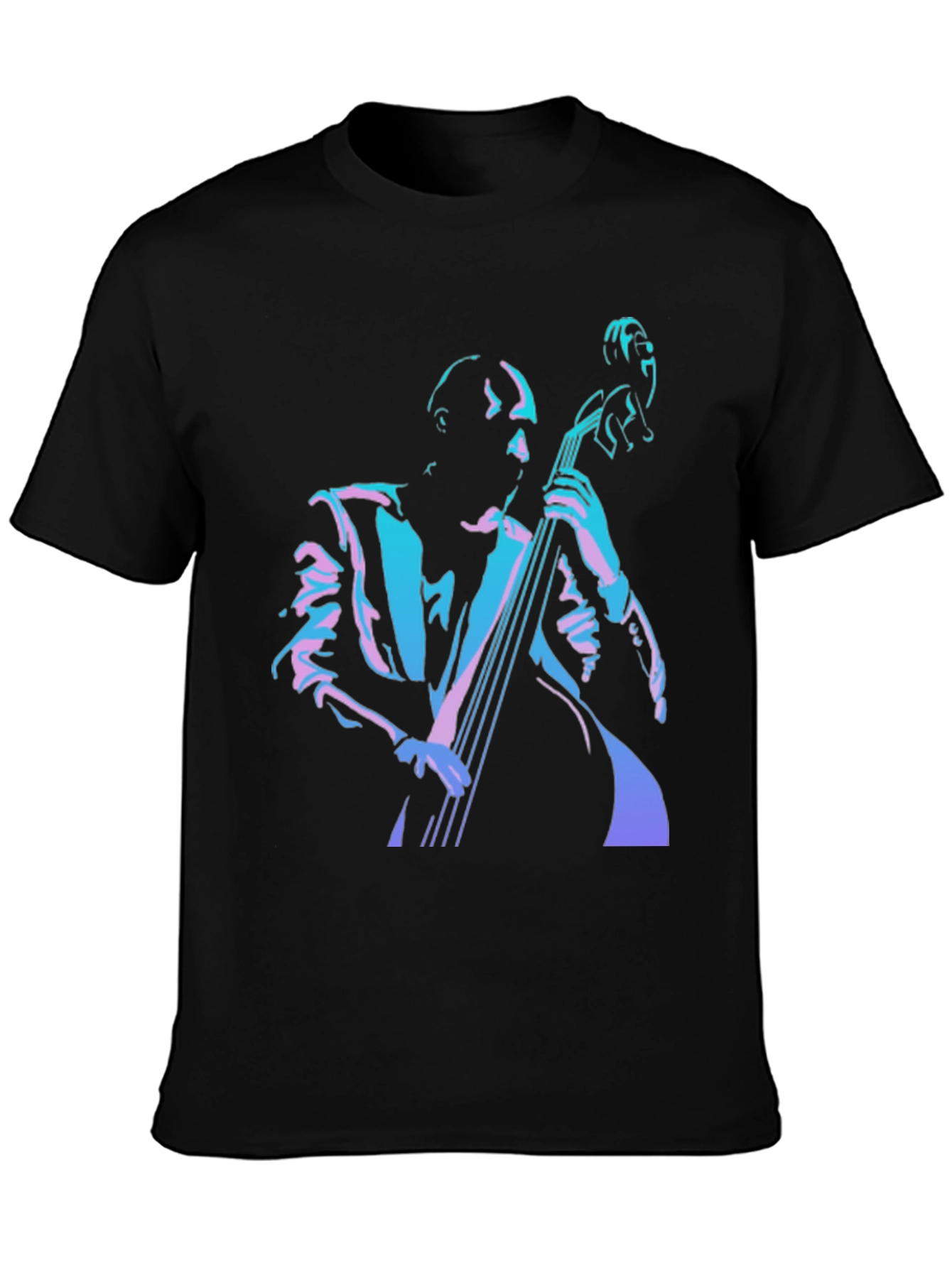 Jazz Bassist Graphic Tee - Cool Music Lover Shirt