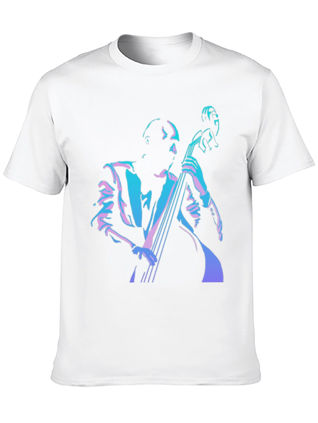 Jazz Bassist Graphic Tee - Cool Music Lover Shirt