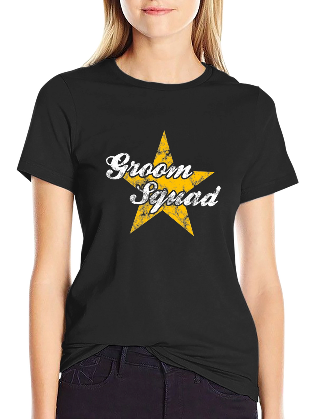 Groom Squad Black T-Shirt - Wedding Party