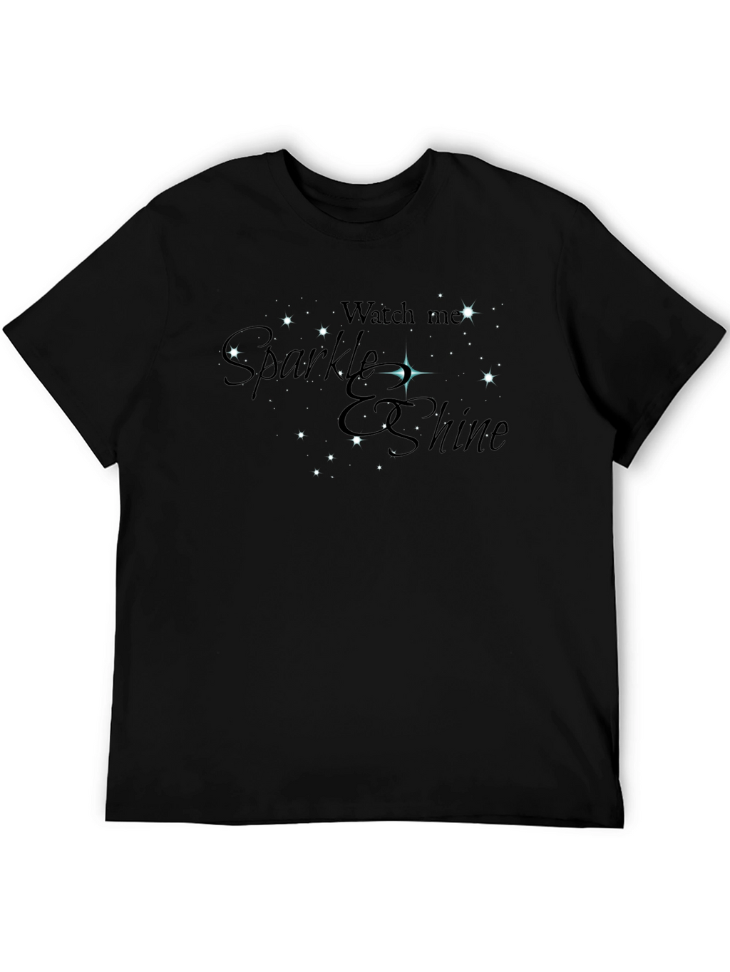 Sparkle & Shine Graphic Tee - Black T-Shirt
