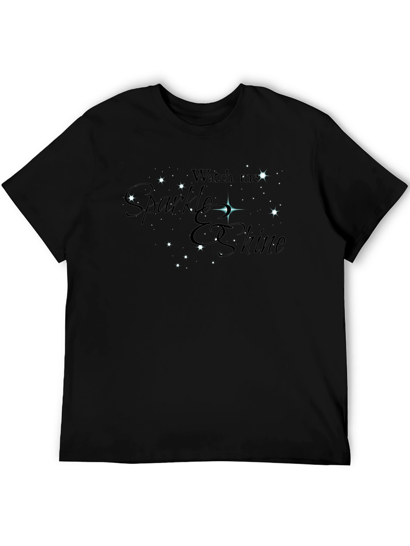 Sparkle & Shine Graphic Tee - Black T-Shirt