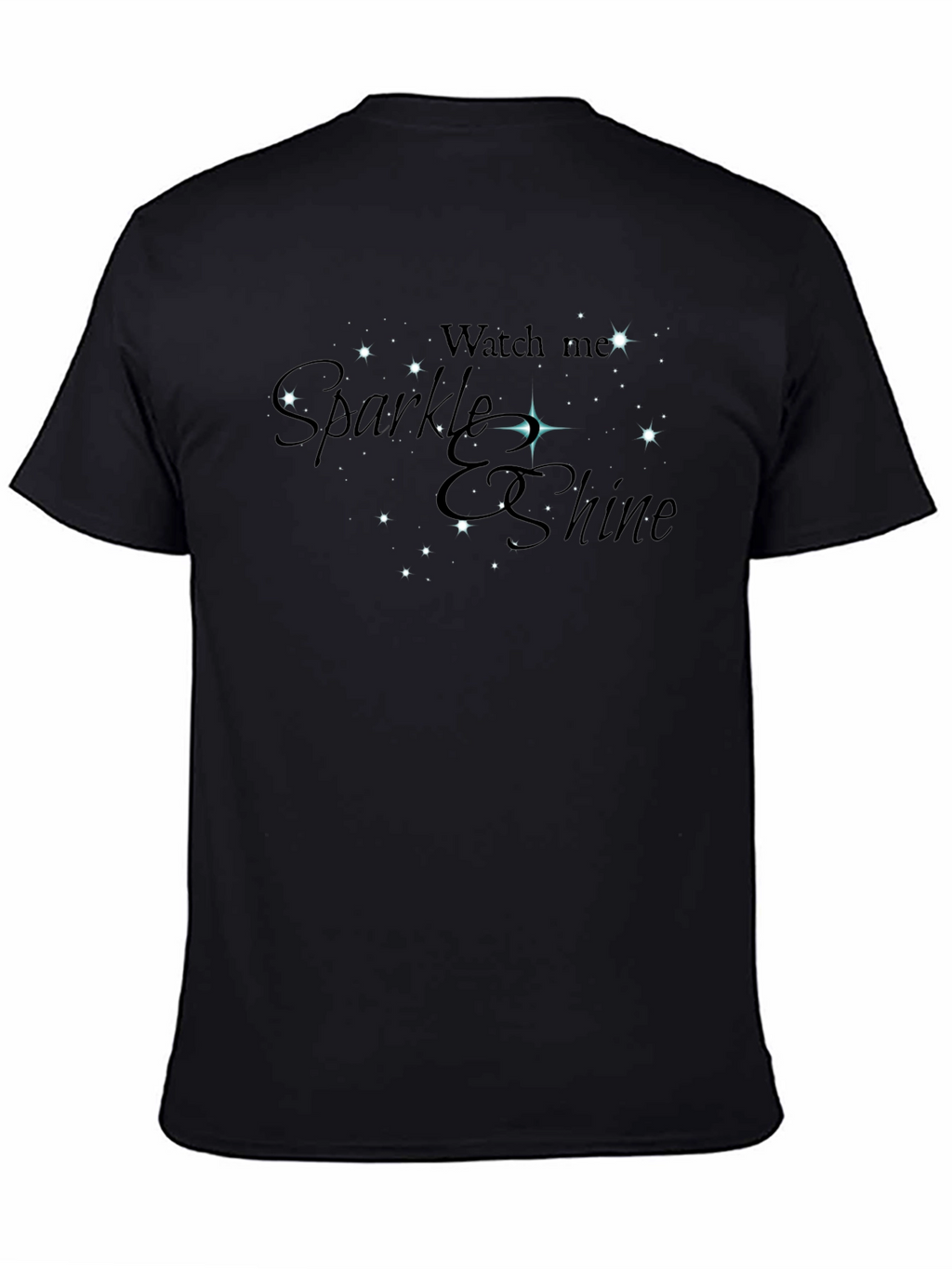 Sparkle & Shine Graphic Tee - Black T-Shirt