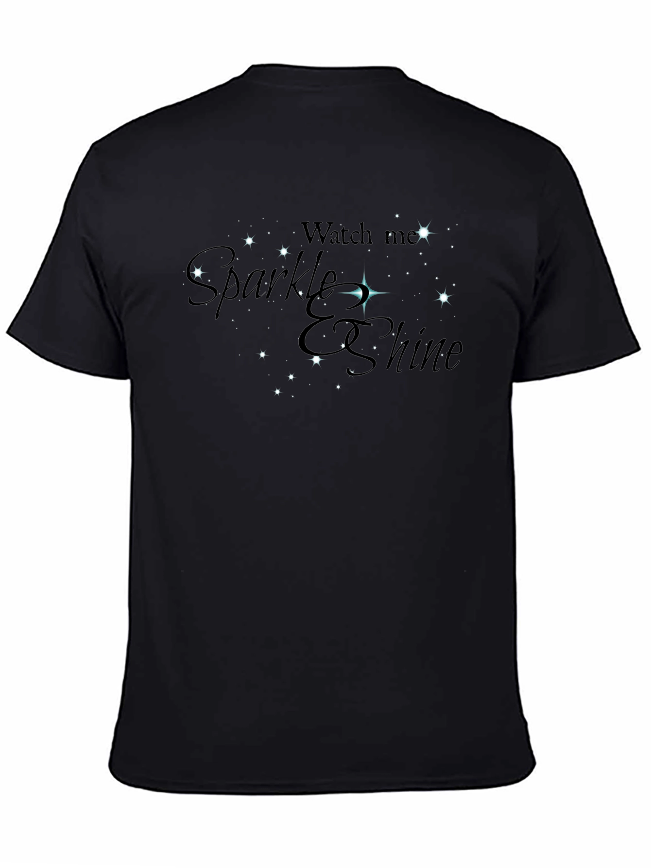Sparkle & Shine Graphic Tee - Black T-Shirt