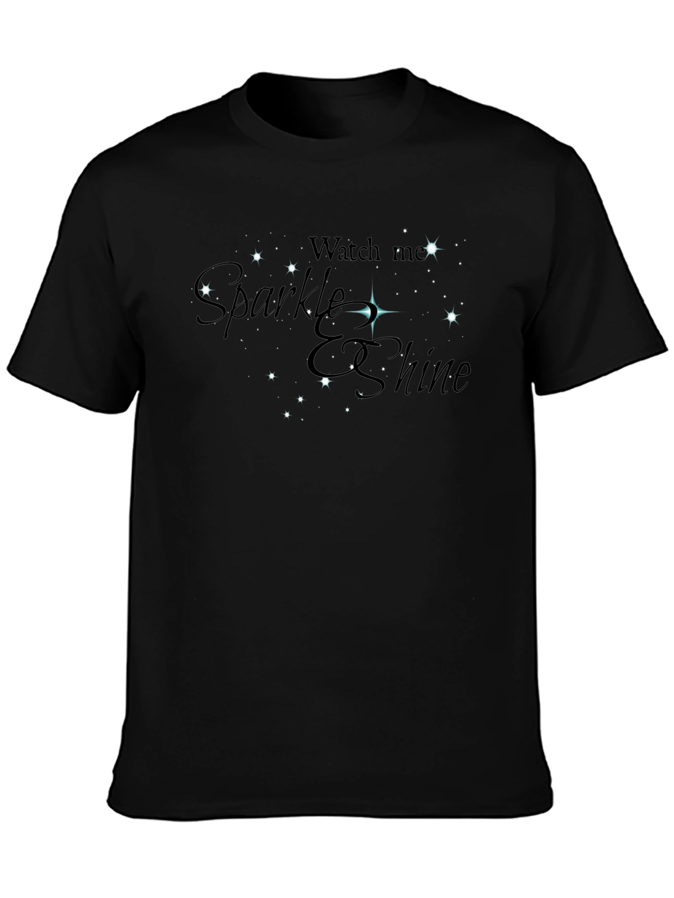 Sparkle & Shine Graphic Tee - Black T-Shirt