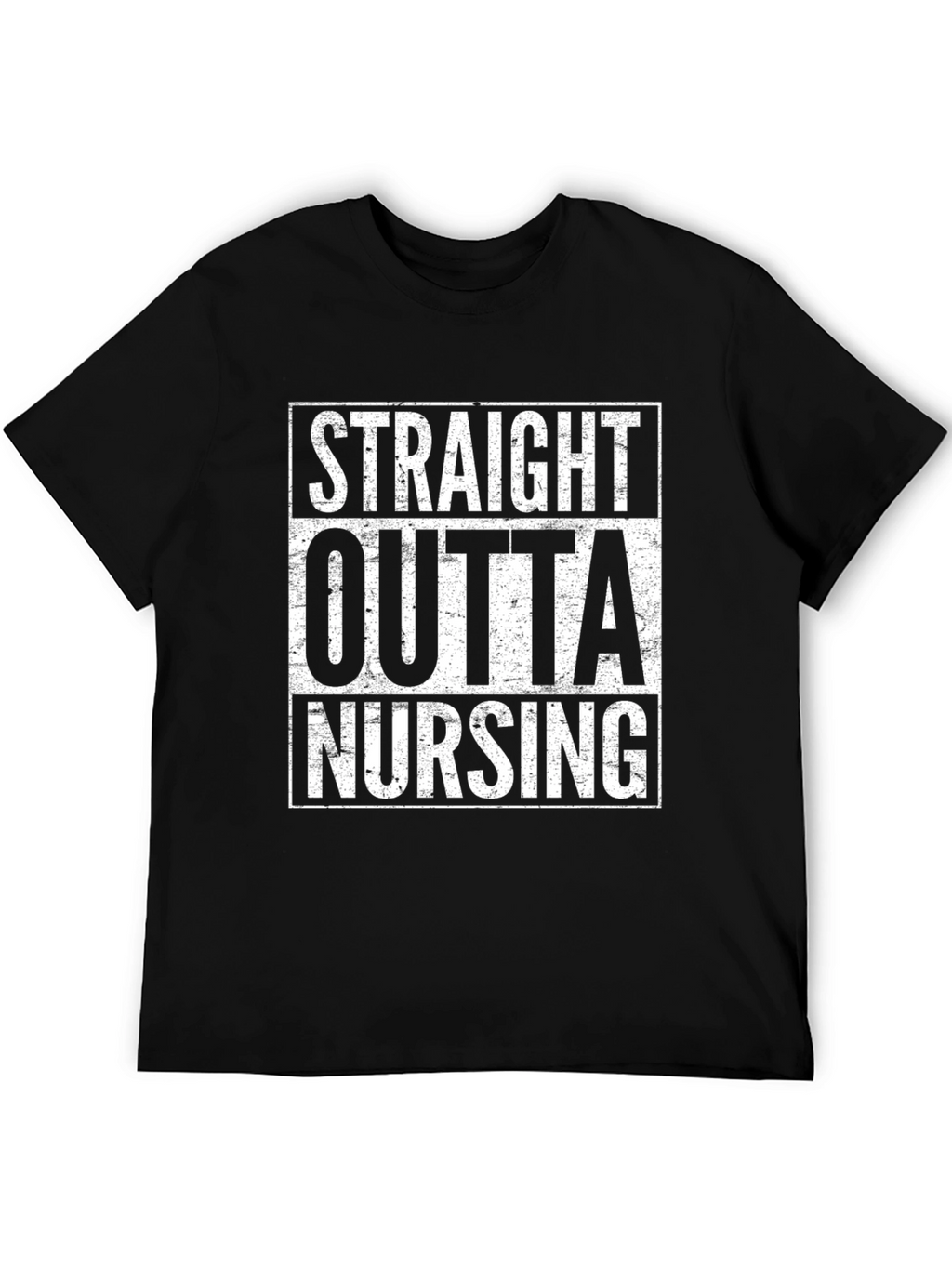Straight Outta Nursing Graphic T-Shirt