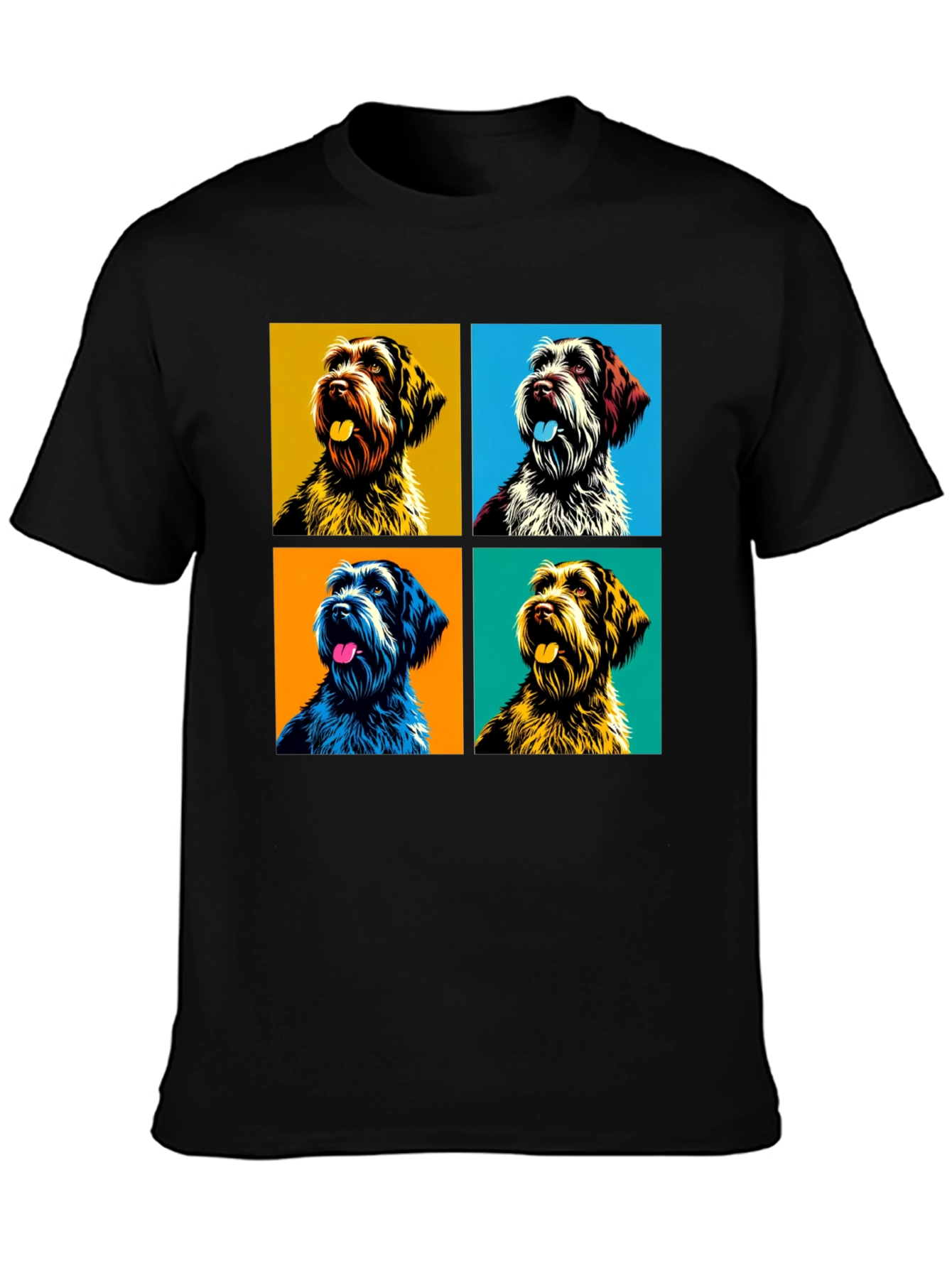 Pop Art Dog Portrait Tee - Cool & Unique Graphic T-Shirt