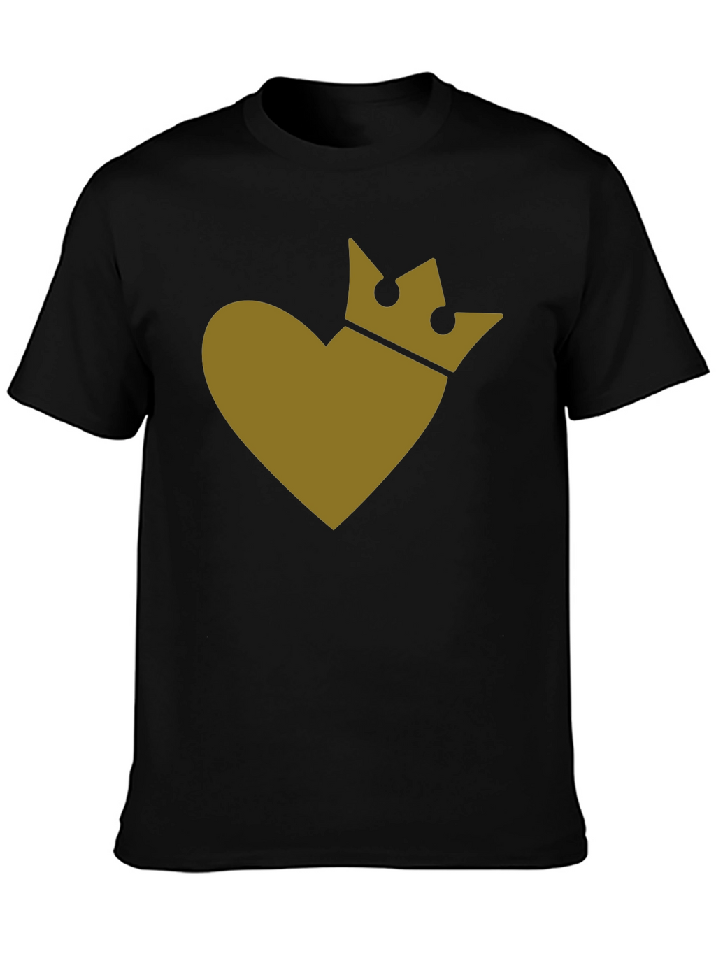 King Heart Tee - Stylish Crown Heart Graphic T-Shirt