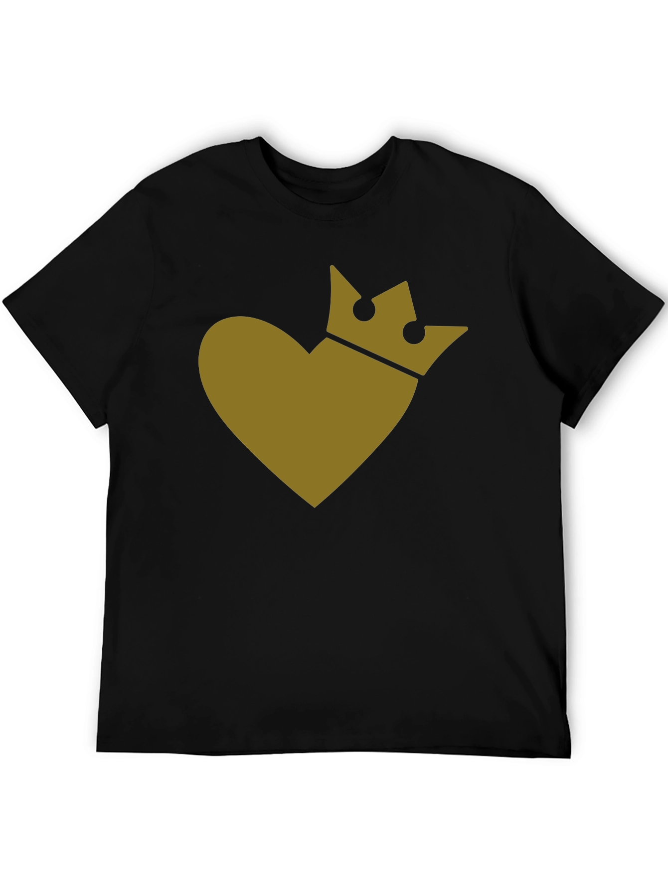 King Heart Tee - Stylish Crown Heart Graphic T-Shirt