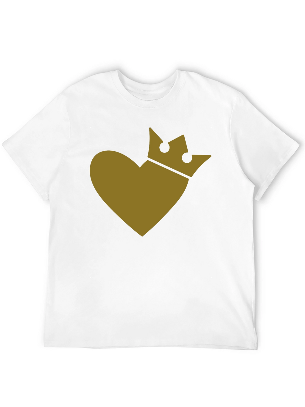 King Heart Tee - Stylish Crown Heart Graphic T-Shirt