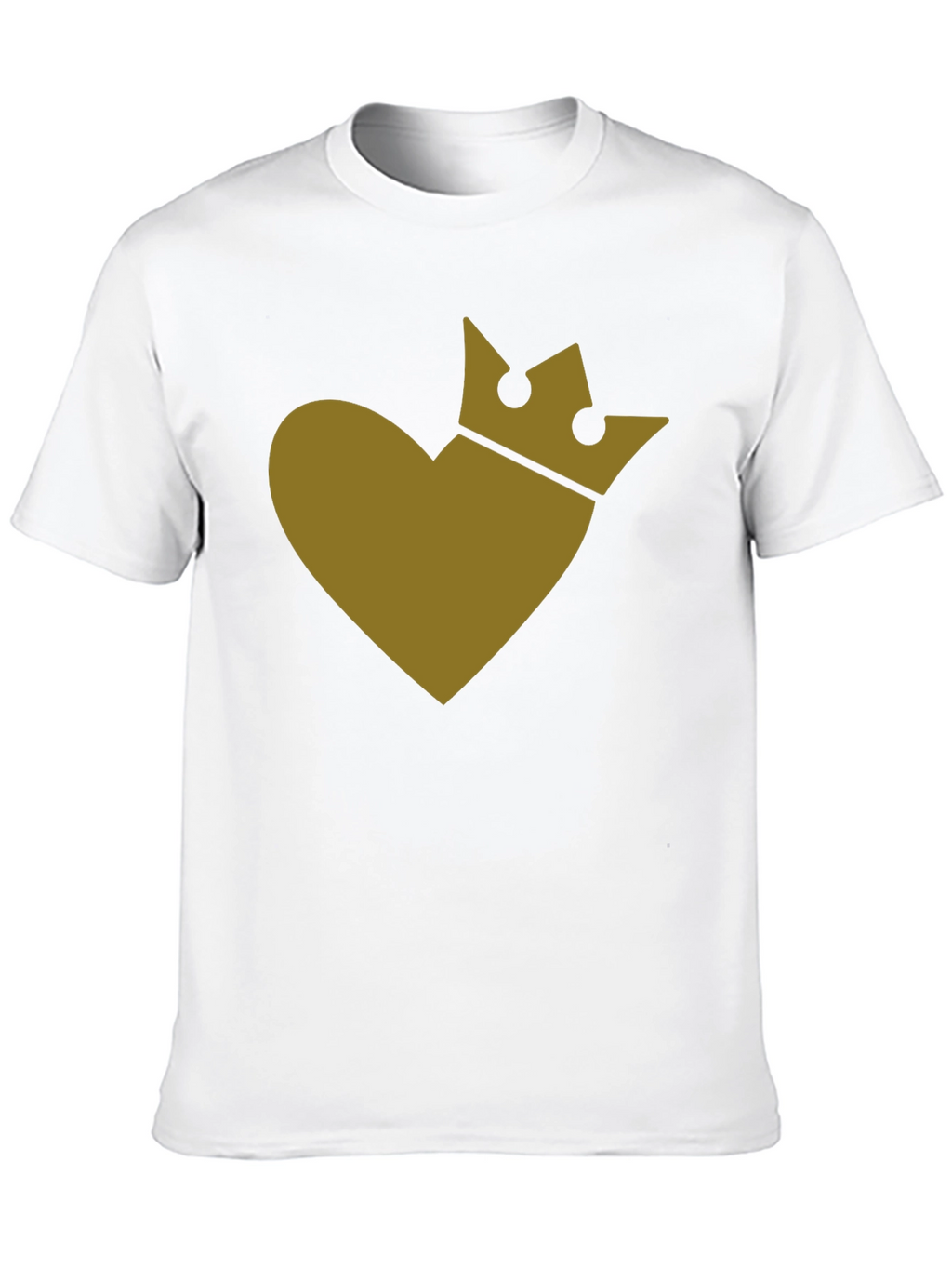 King Heart Tee - Stylish Crown Heart Graphic T-Shirt