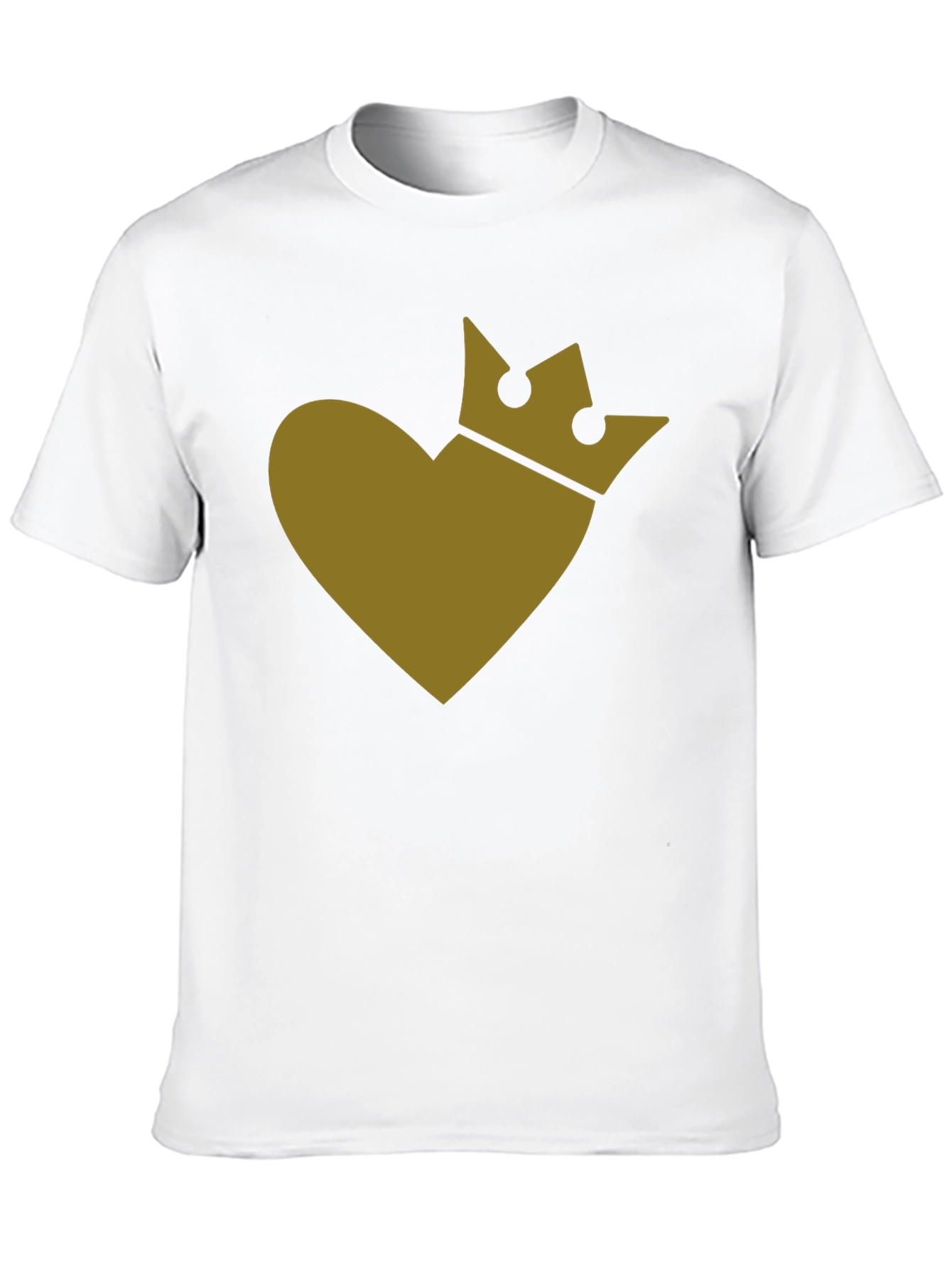 King Heart Tee - Stylish Crown Heart Graphic T-Shirt