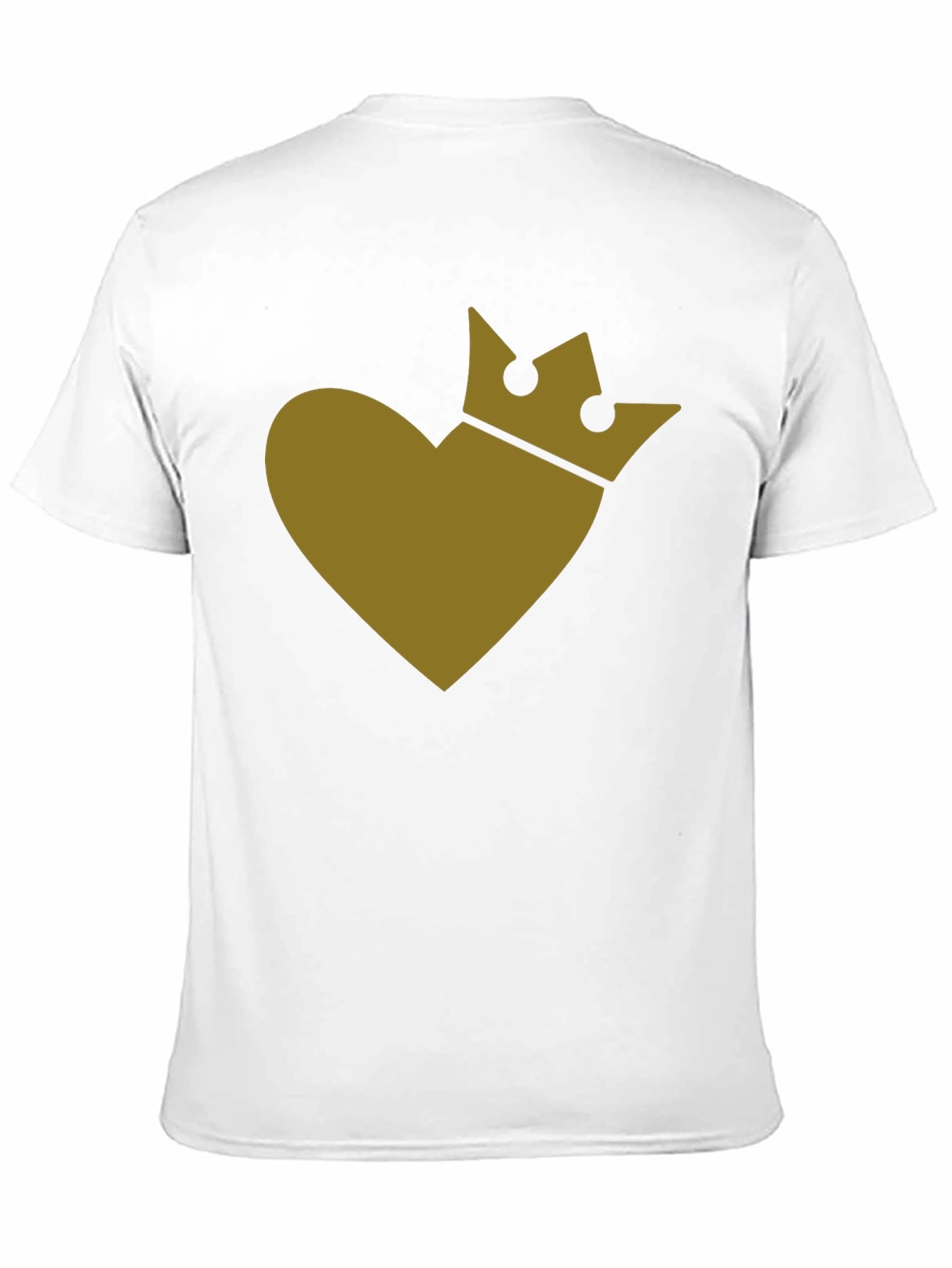 King Heart Tee - Stylish Crown Heart Graphic T-Shirt