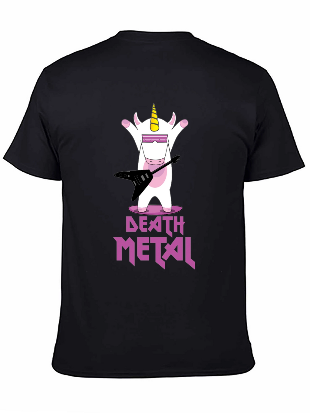 Death Metal Unicorn Graphic T-Shirt