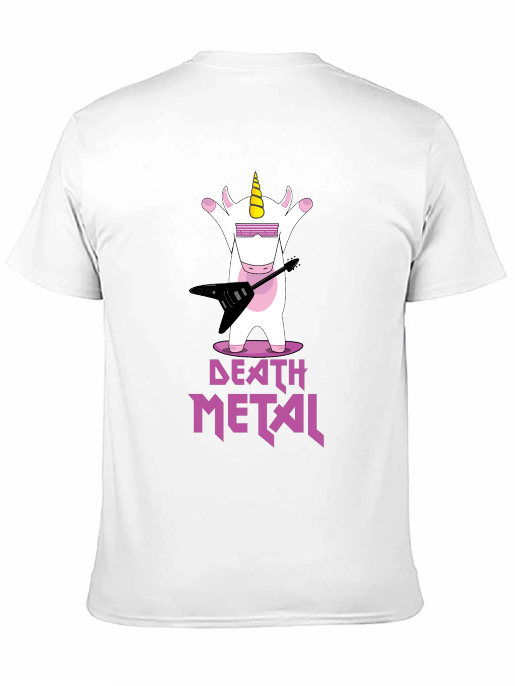 Death Metal Unicorn Graphic T-Shirt