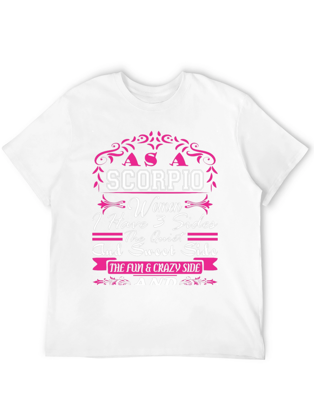 Scorpio Womens T-Shirt - 3 Sides