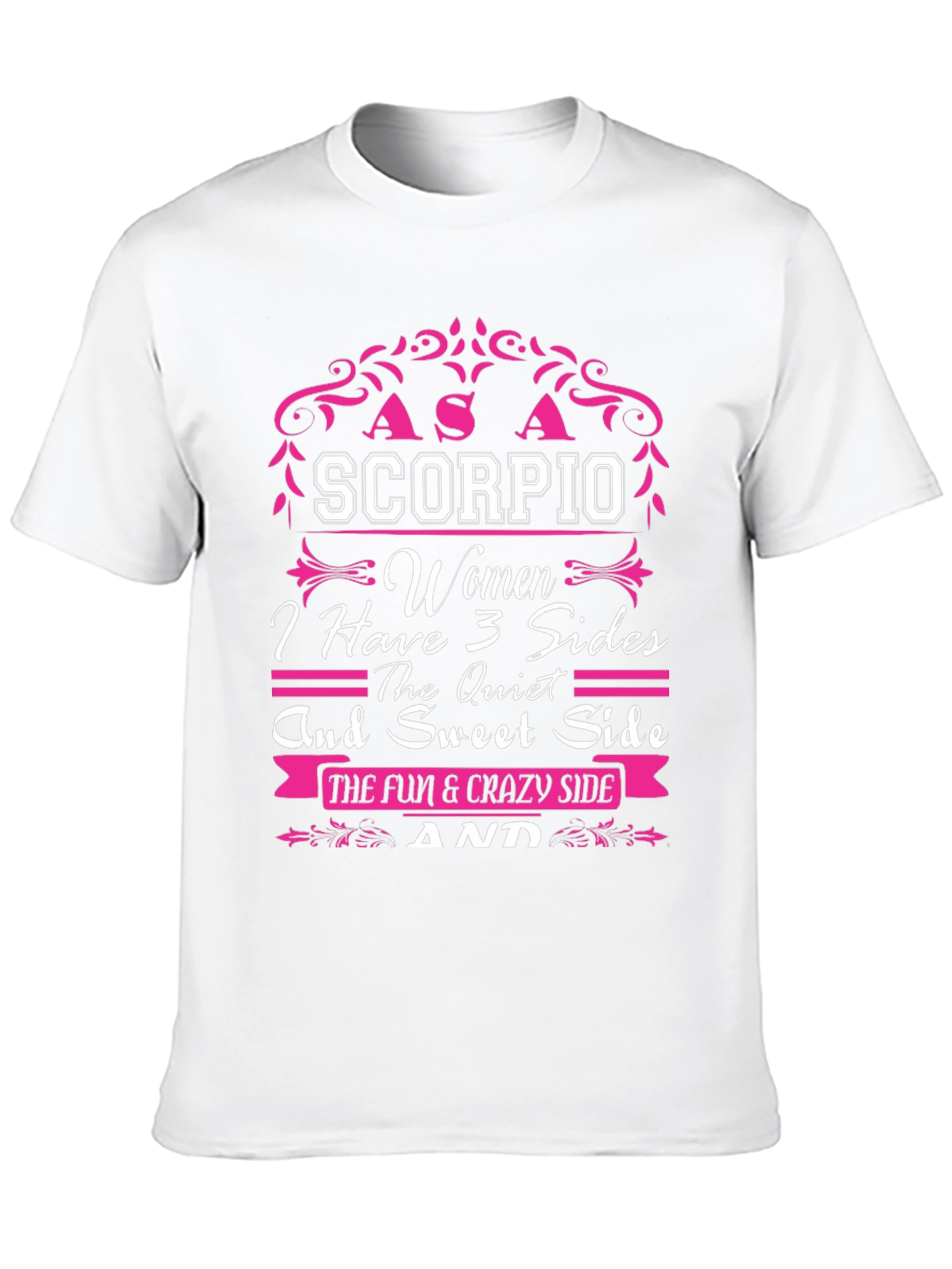 Scorpio Womens T-Shirt - 3 Sides