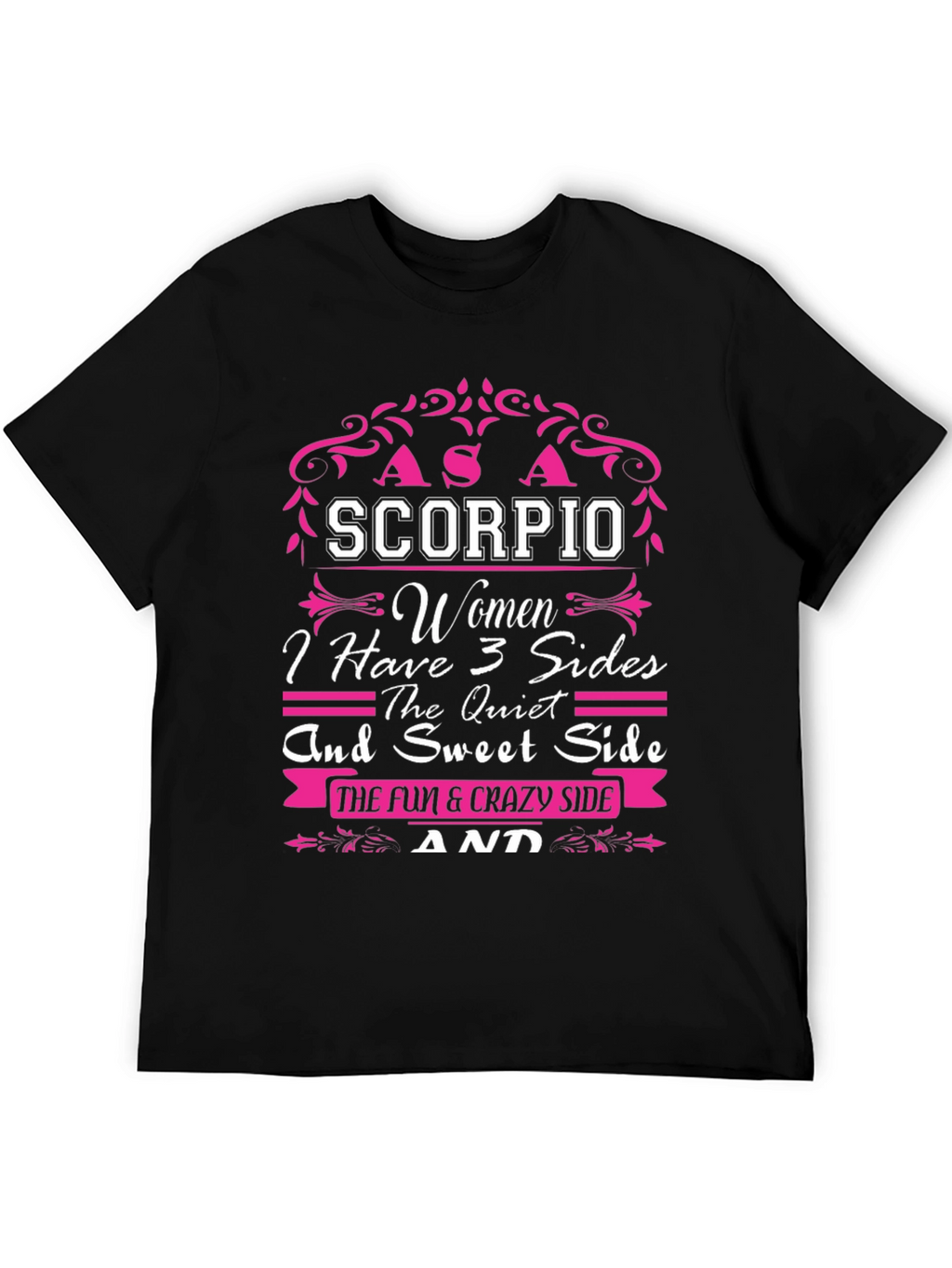 Scorpio Womens T-Shirt - 3 Sides