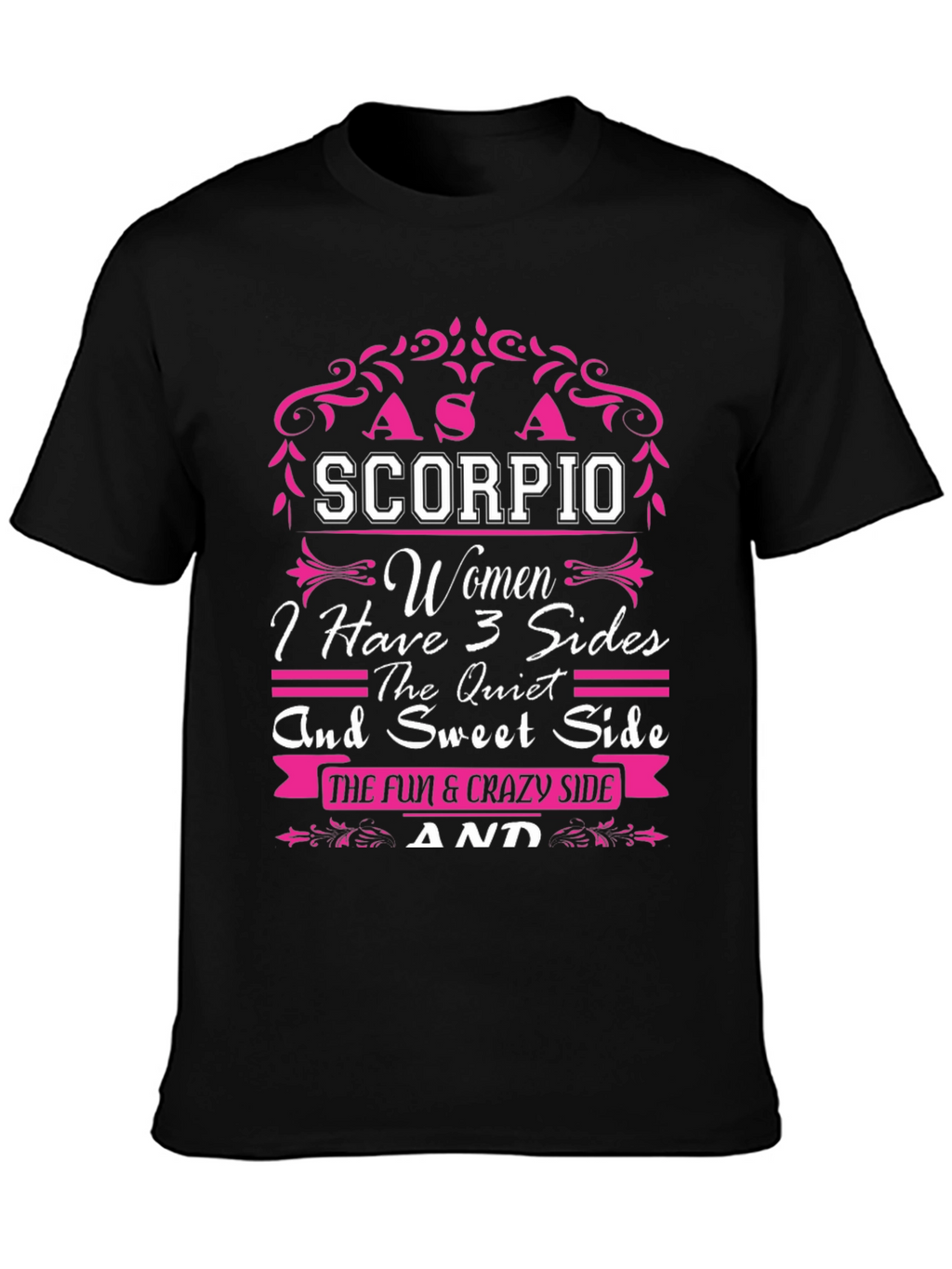 Scorpio Womens T-Shirt - 3 Sides