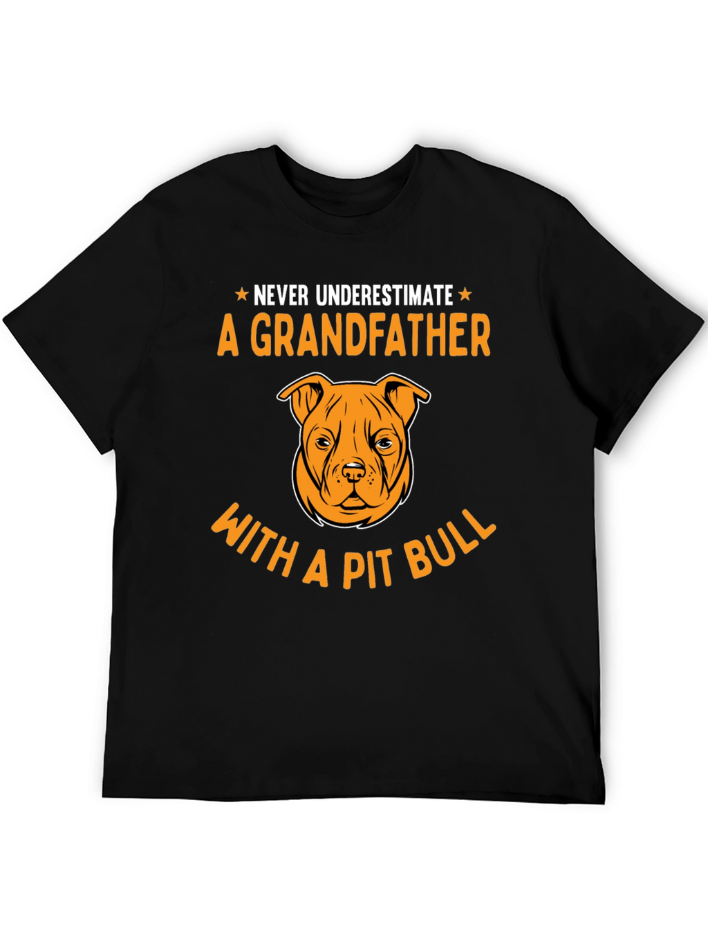 Grandfather Pit Bull T-Shirt