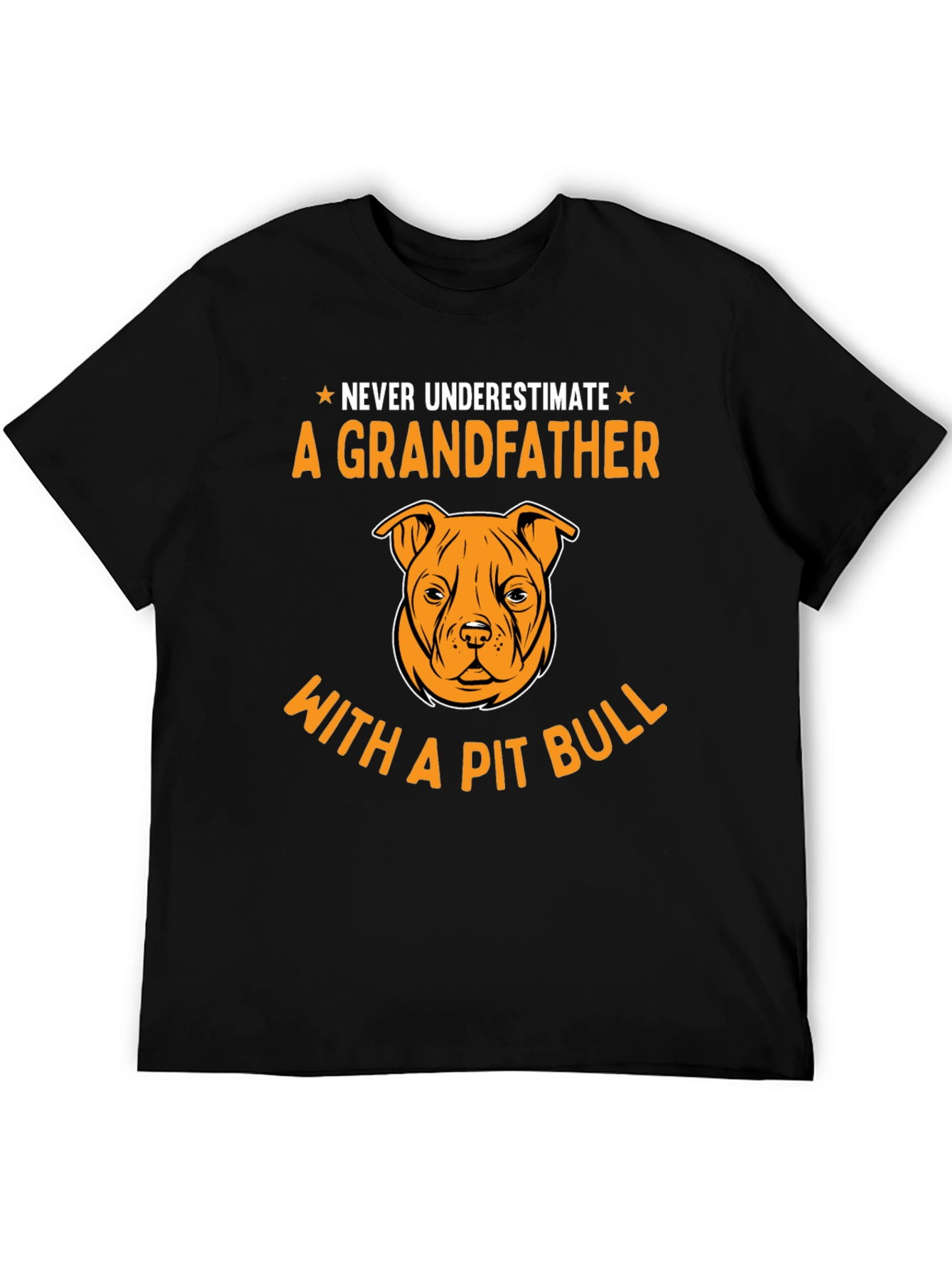 Grandfather Pit Bull T-Shirt