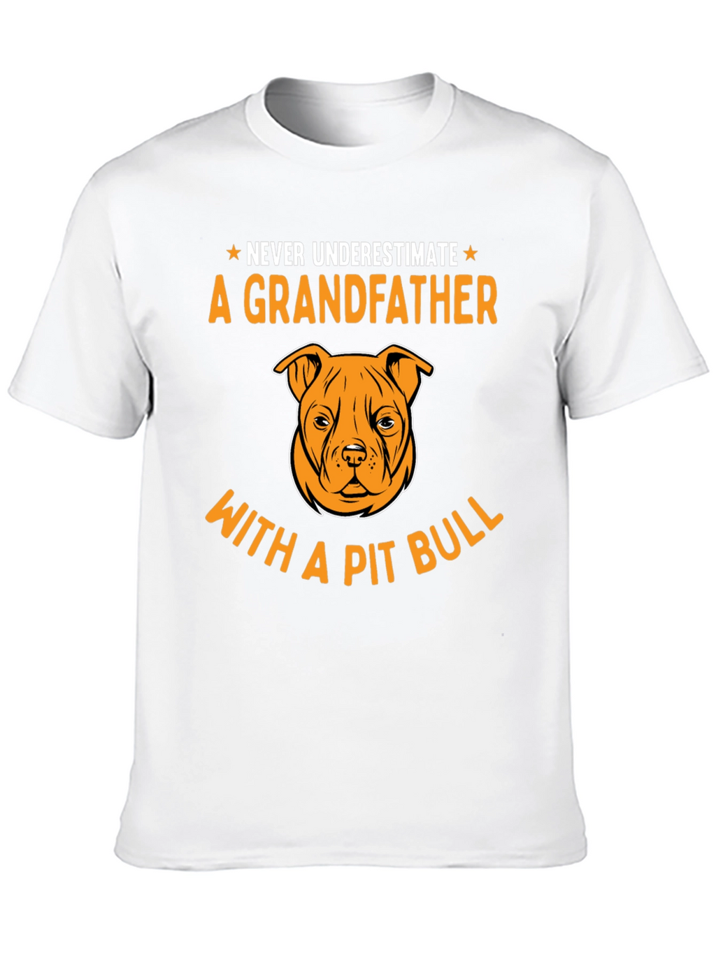 Grandfather Pit Bull T-Shirt