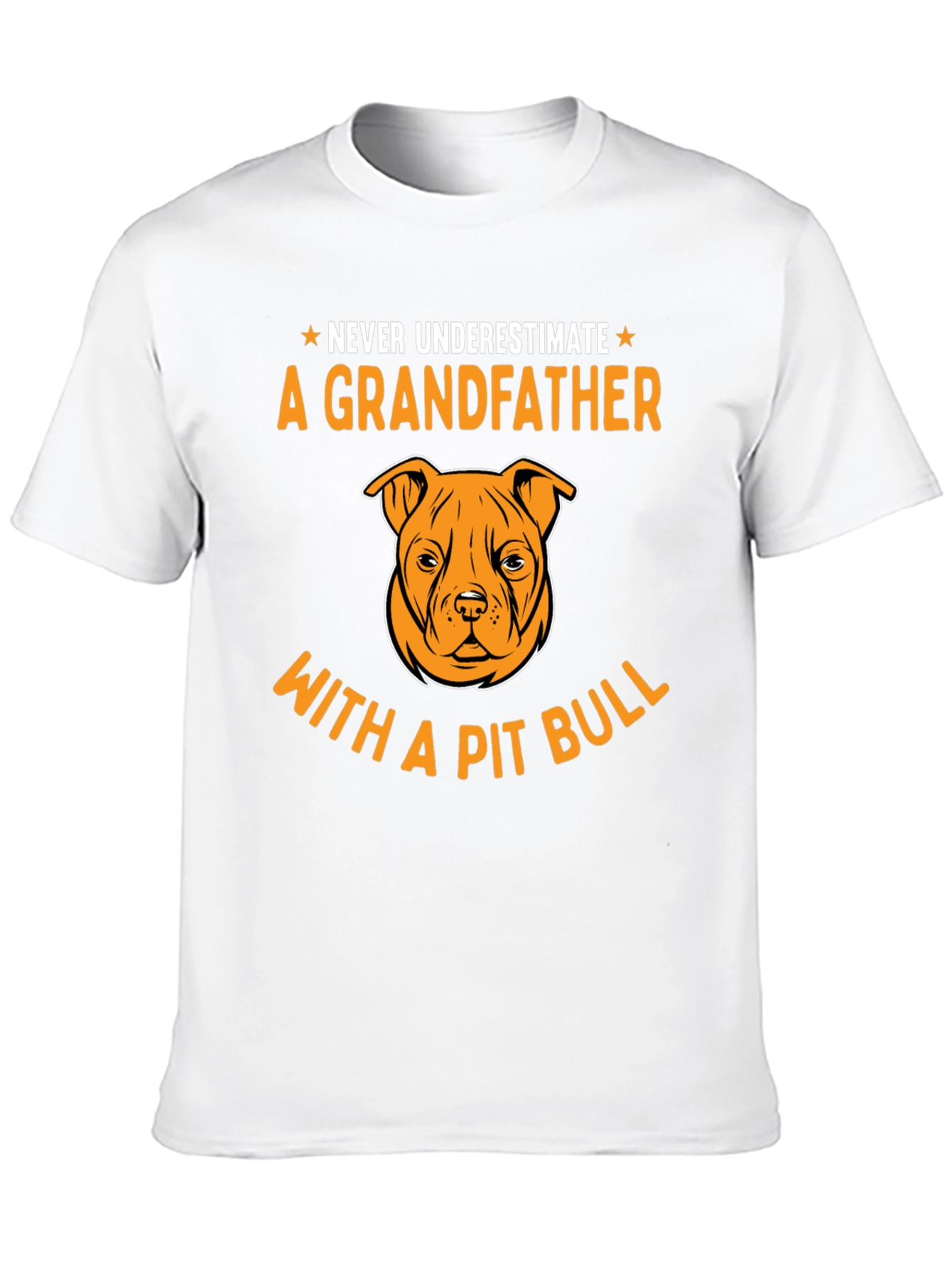 Grandfather Pit Bull T-Shirt