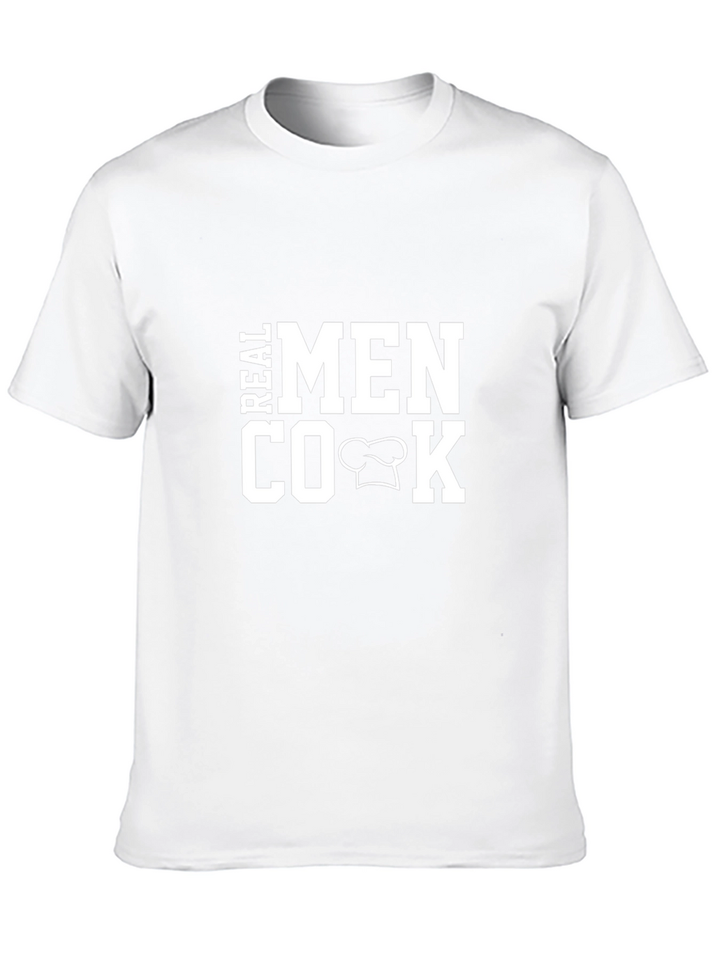 Real Men Cook T-Shirt - Chef Hat Graphic Tee
