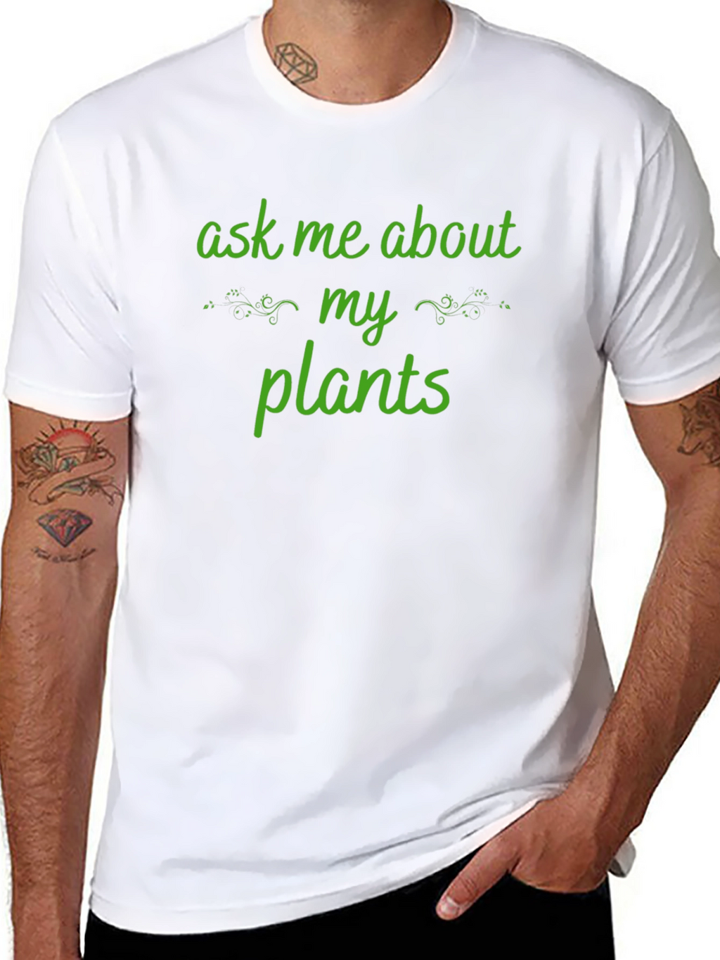 Ask Me About My Plants T-Shirt - Gardener Tee