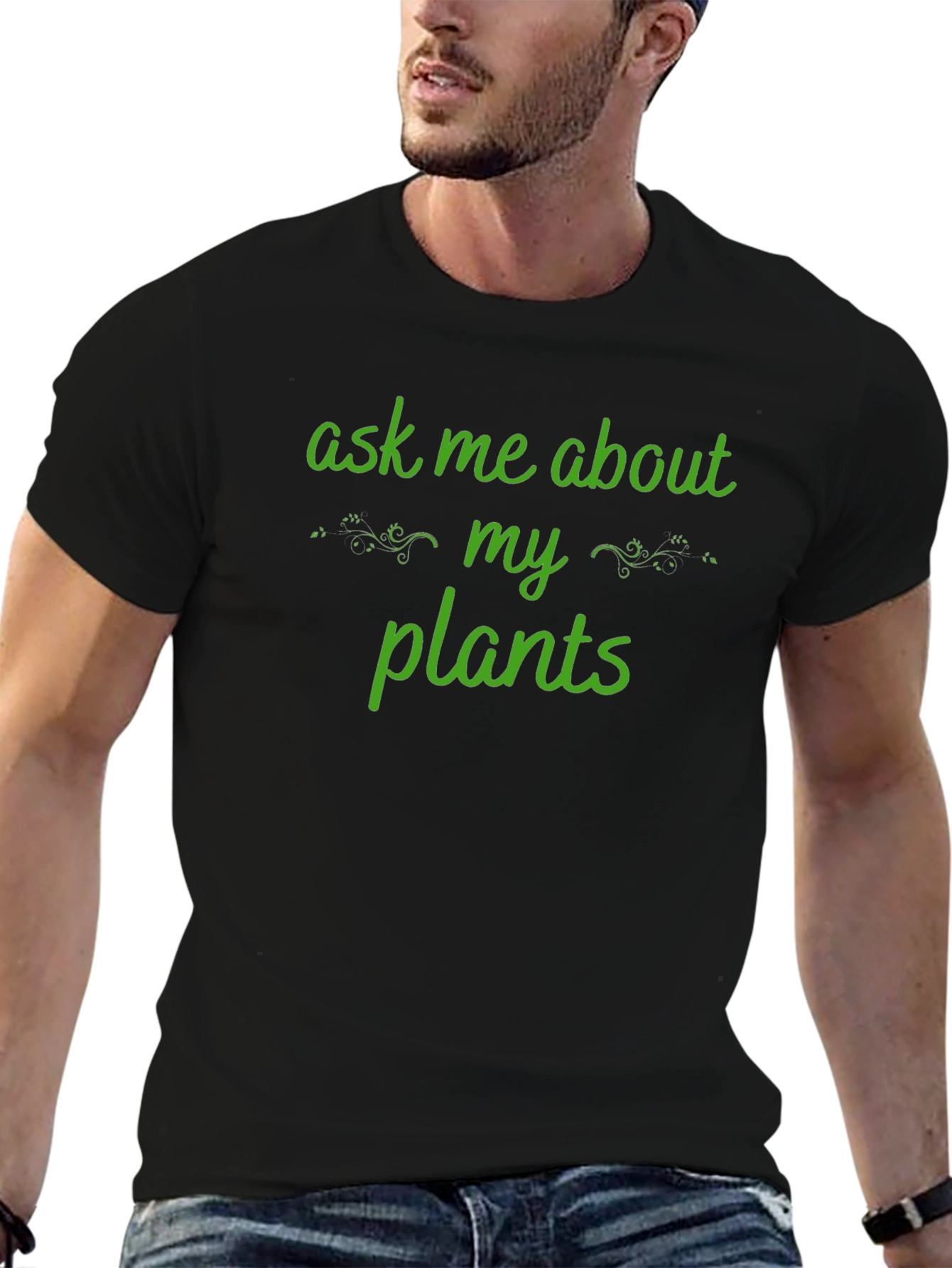 Ask Me About My Plants T-Shirt - Gardener Tee
