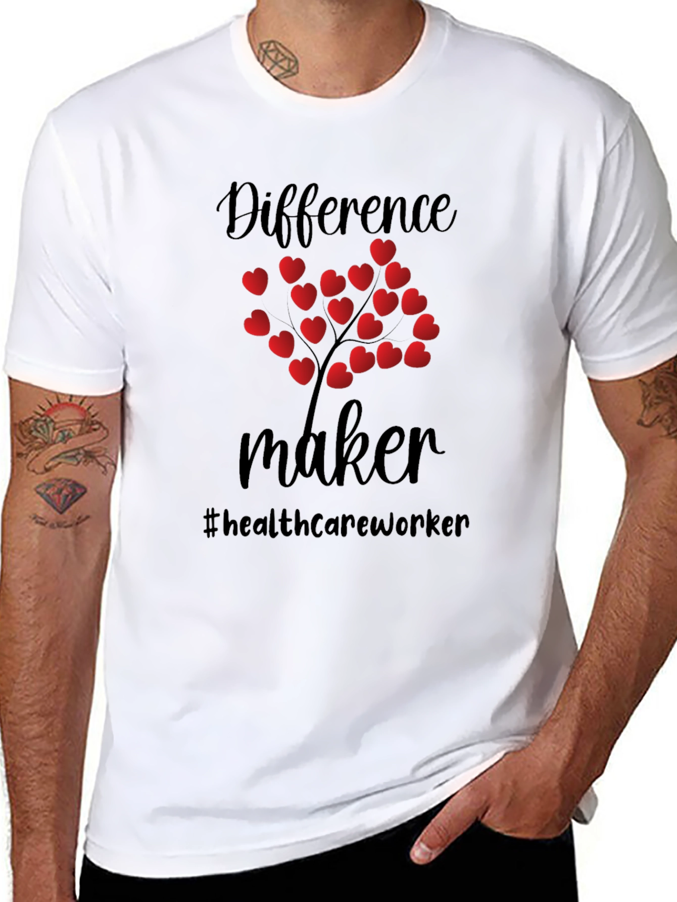 Difference Maker Heart Tree T-Shirt