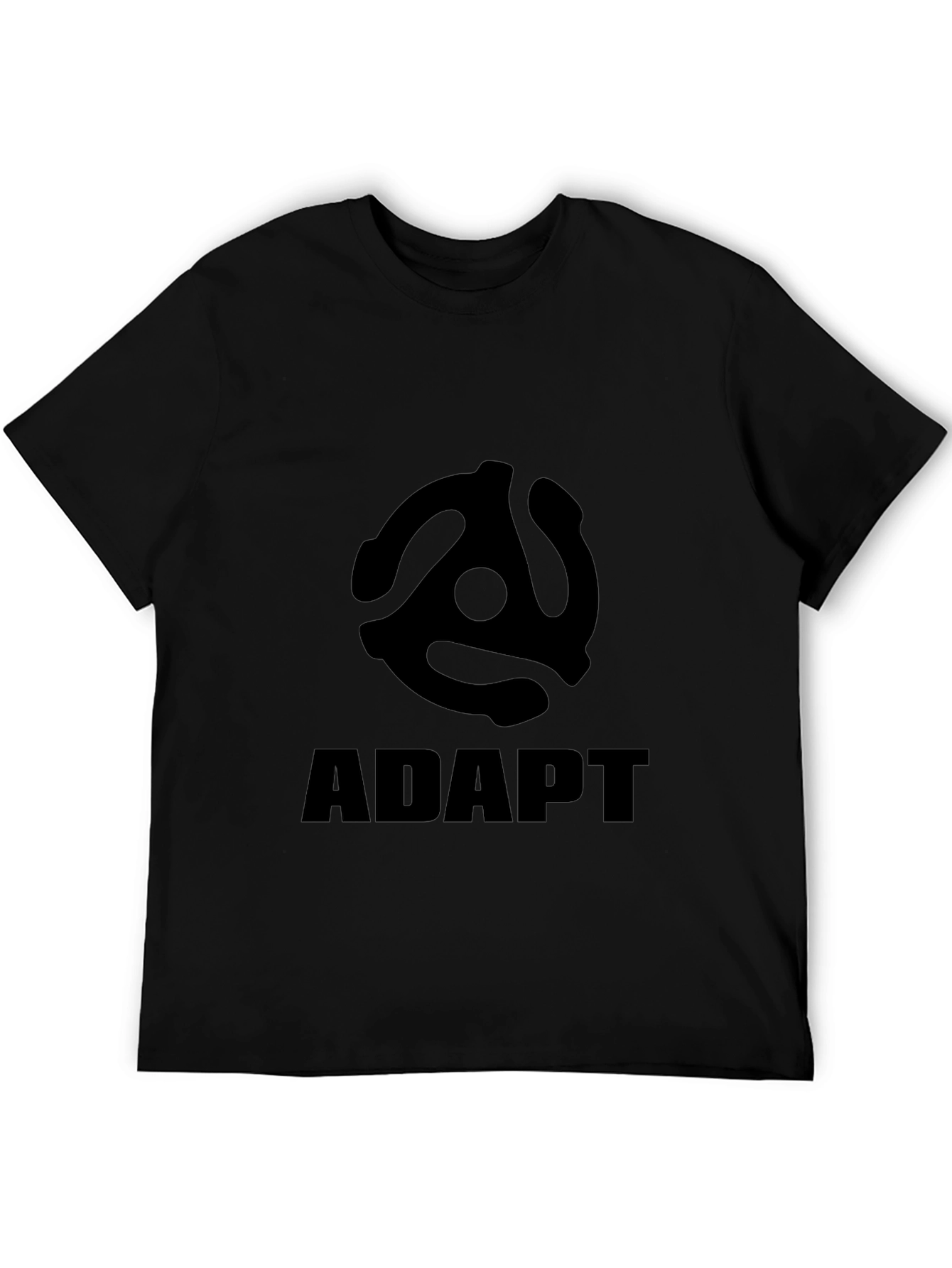 Adapt Record Adapter T-Shirt - Black