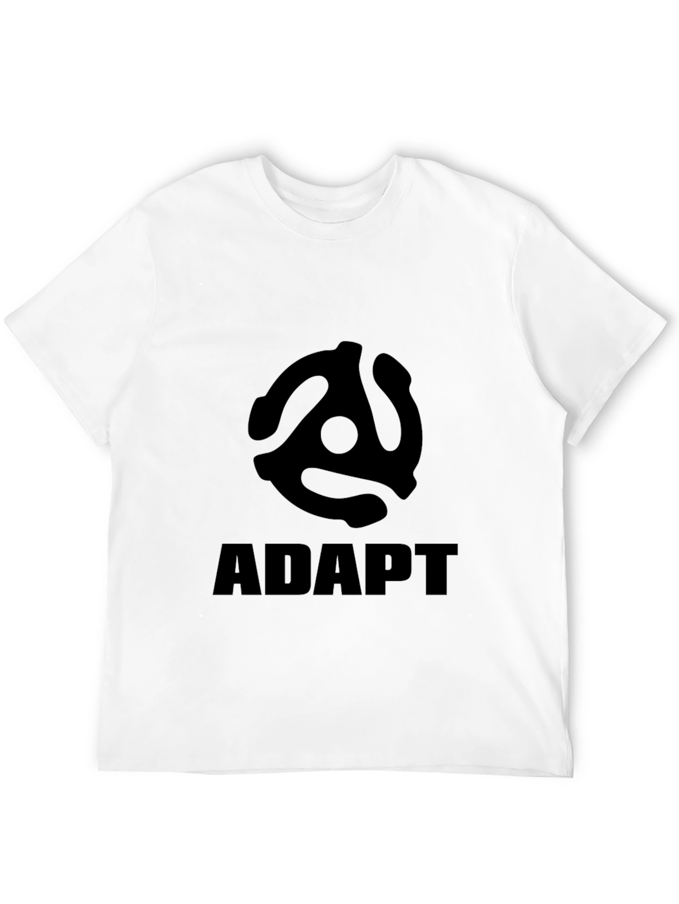 Adapt Record Adapter T-Shirt - Black