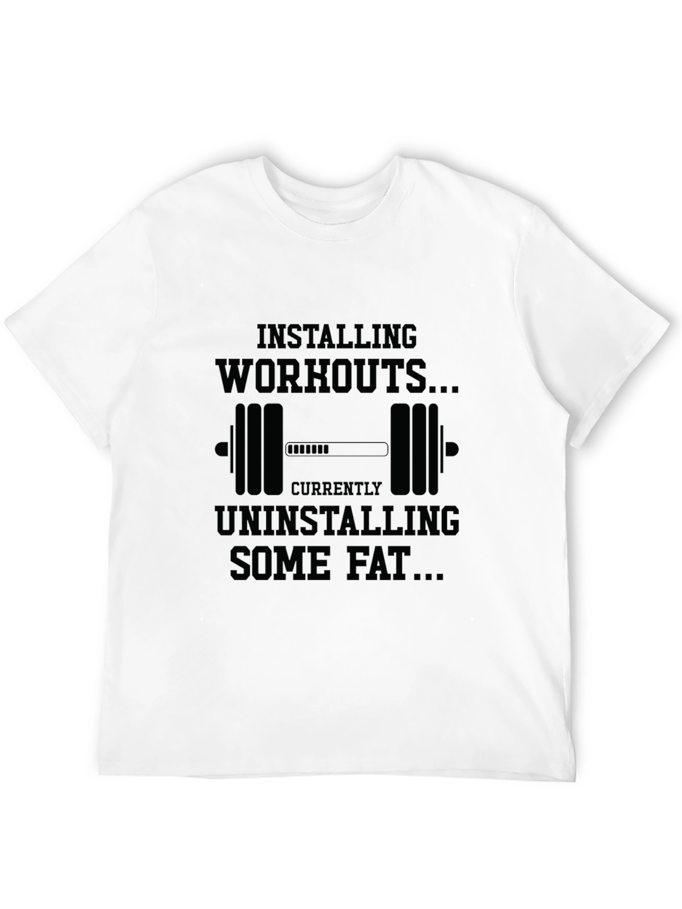 Workout Loading Funny Graphic T-Shirt
