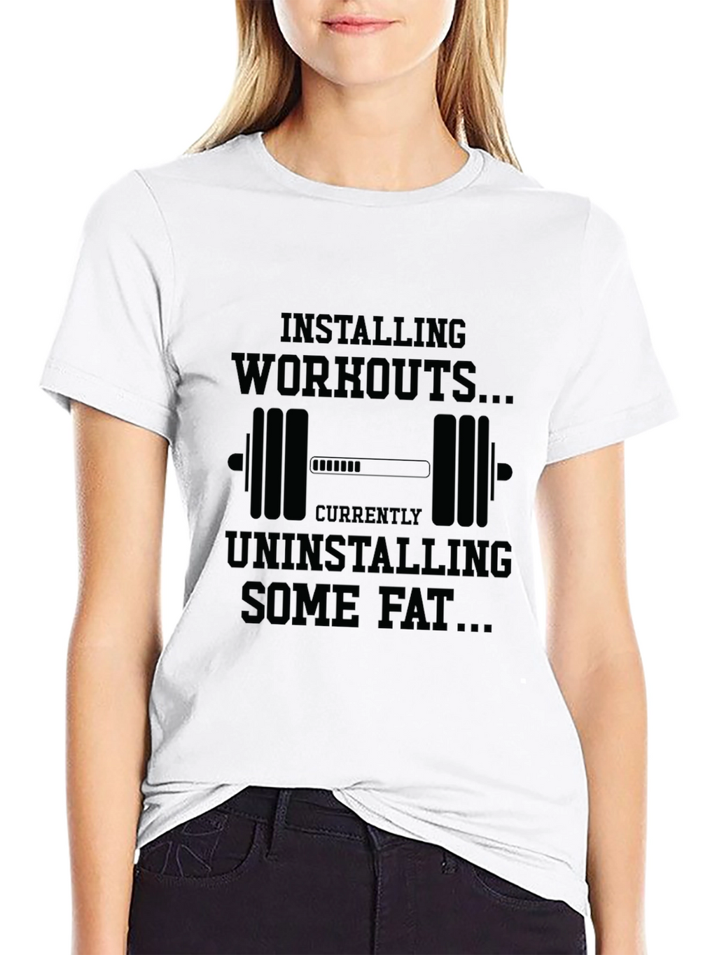 Workout Loading Funny Graphic T-Shirt