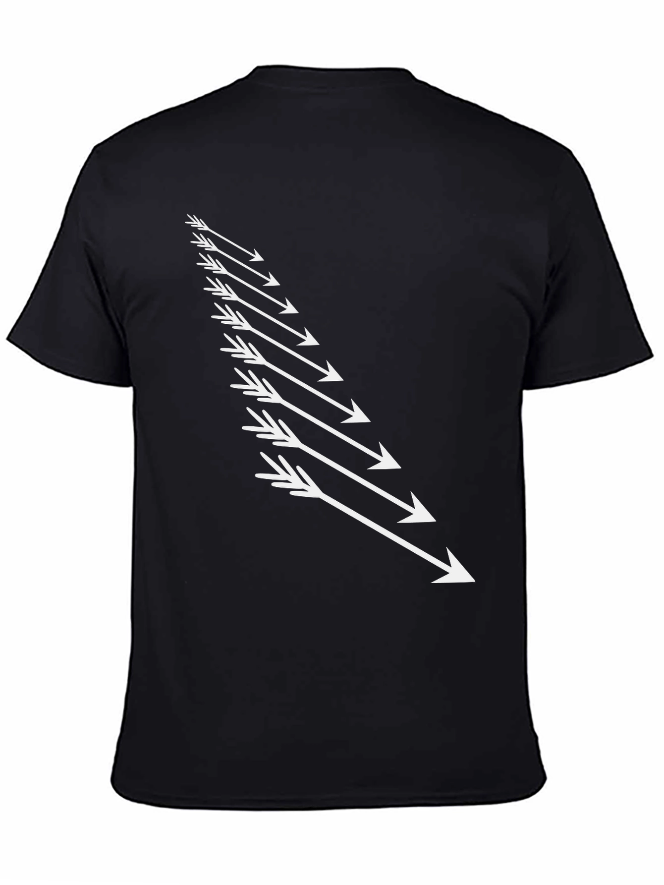 Arrow Graphic Black T-Shirt