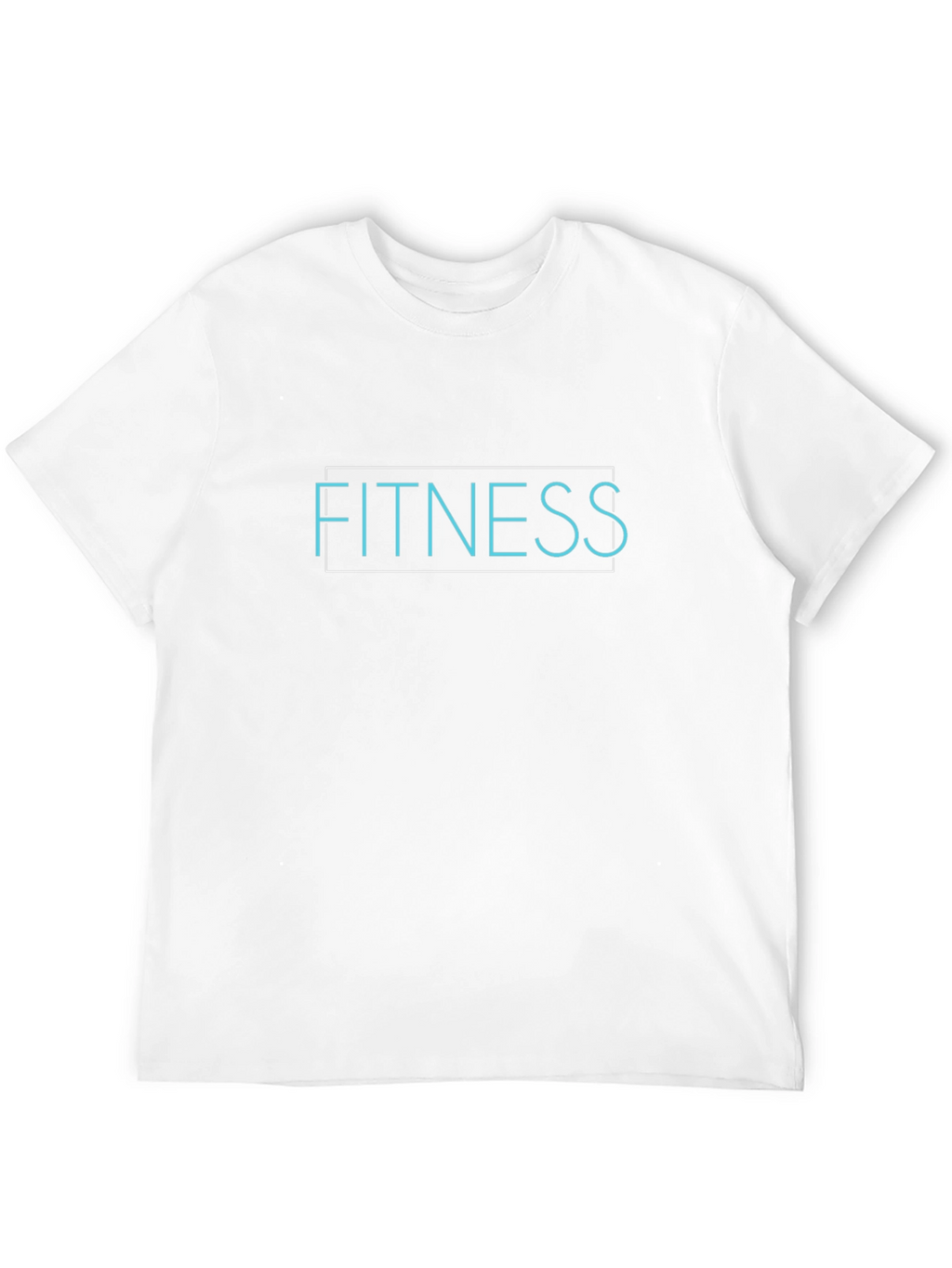 Fitness Graphic Tee - Black Cotton Gym Shirt