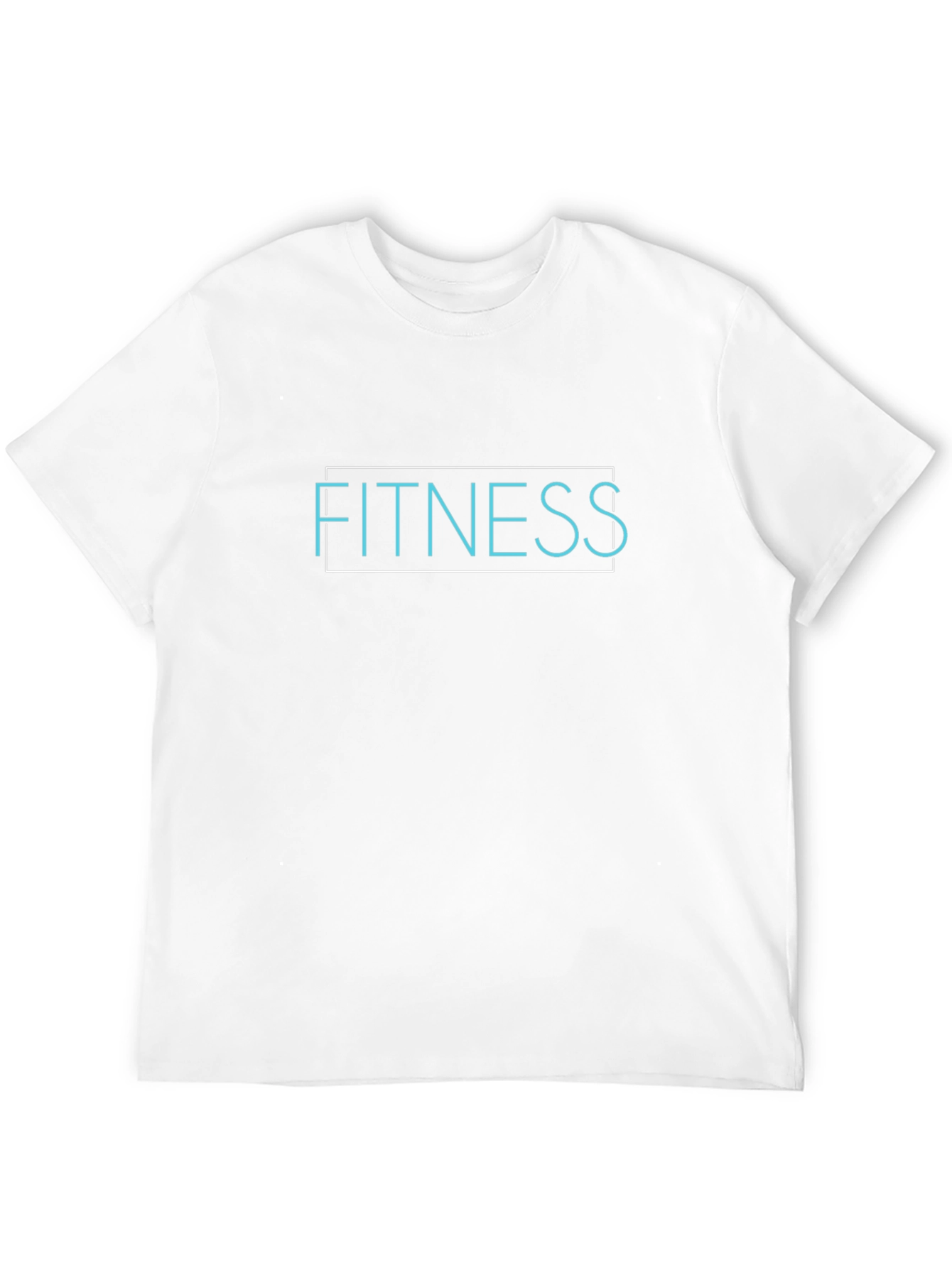 Fitness Graphic Tee - Black Cotton Gym Shirt