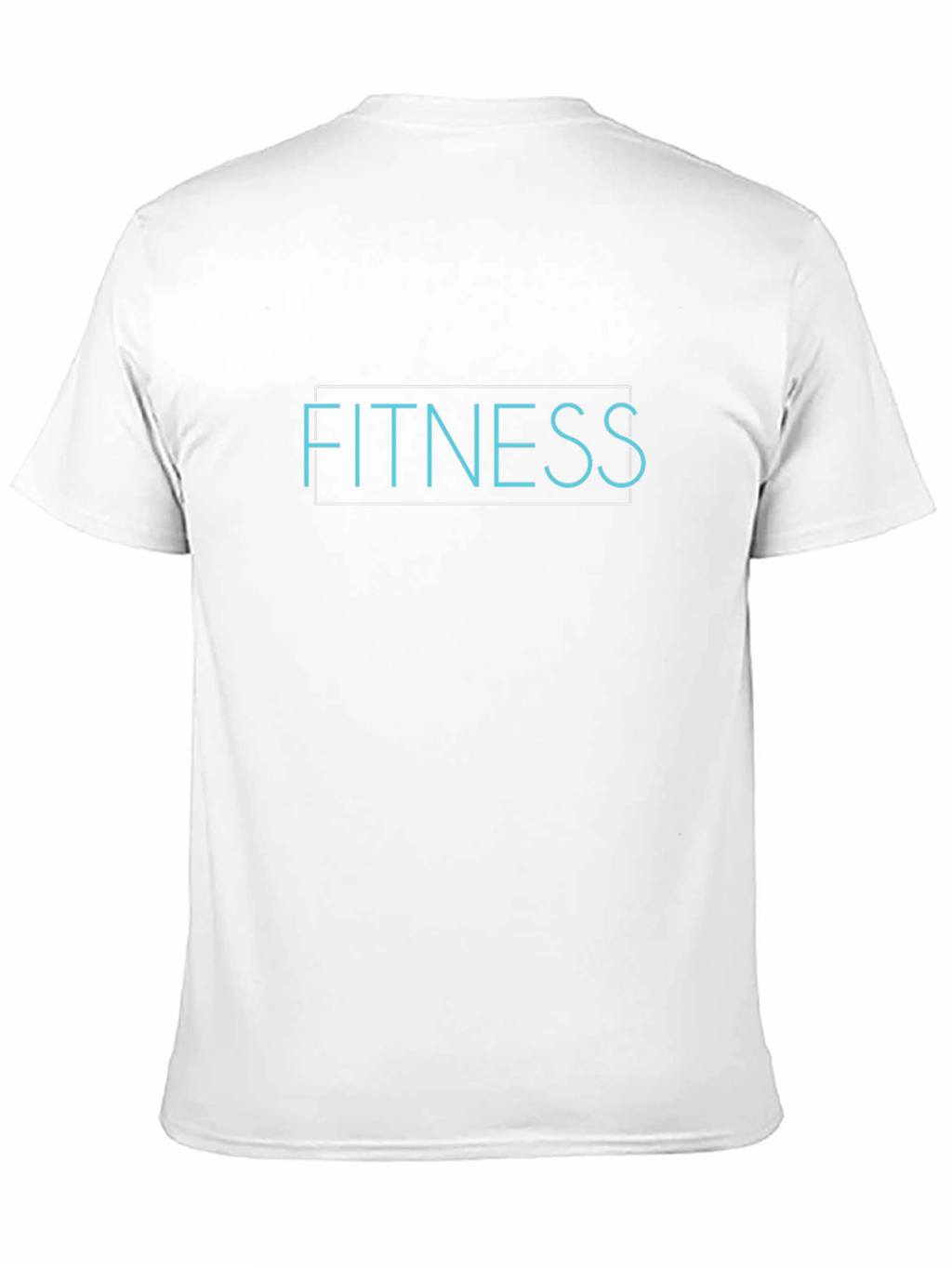 Fitness Graphic Tee - Black Cotton Gym Shirt