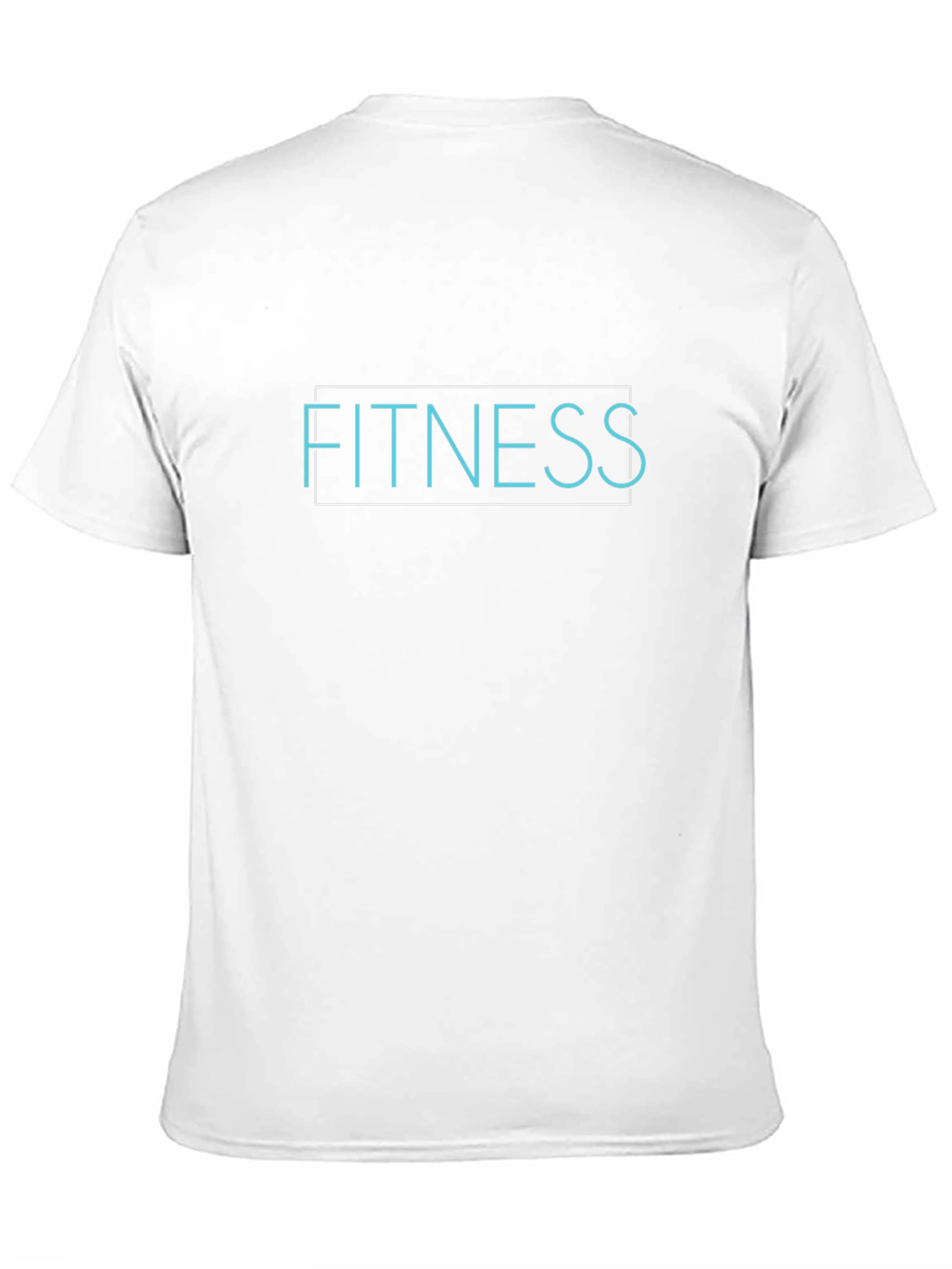 Fitness Graphic Tee - Black Cotton Gym Shirt