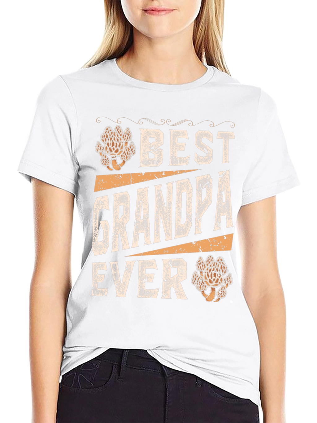 Best Grandpa Ever T-Shirt - Mushroom Design