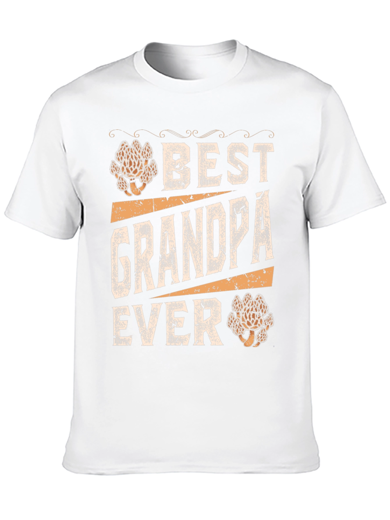 Best Grandpa Ever T-Shirt - Mushroom Design