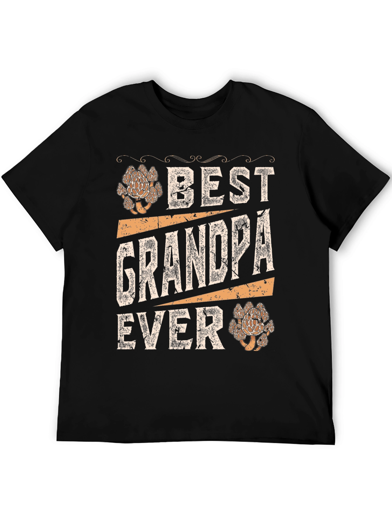 Best Grandpa Ever T-Shirt - Mushroom Design