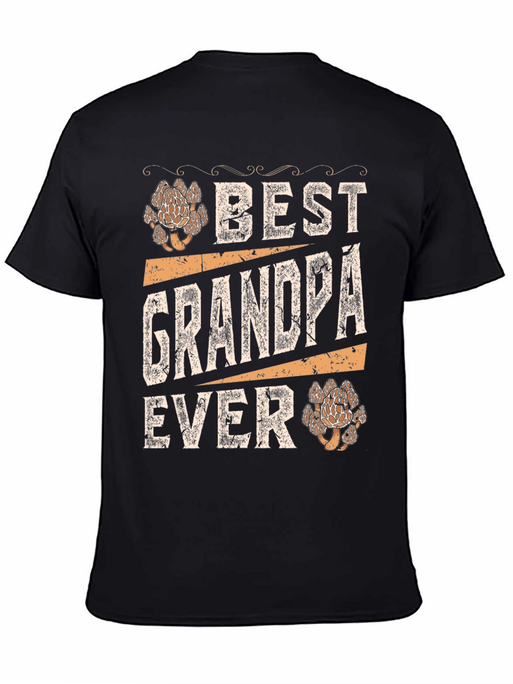 Best Grandpa Ever T-Shirt - Mushroom Design