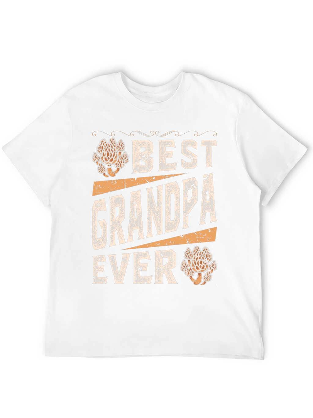 Best Grandpa Ever T-Shirt - Mushroom Design