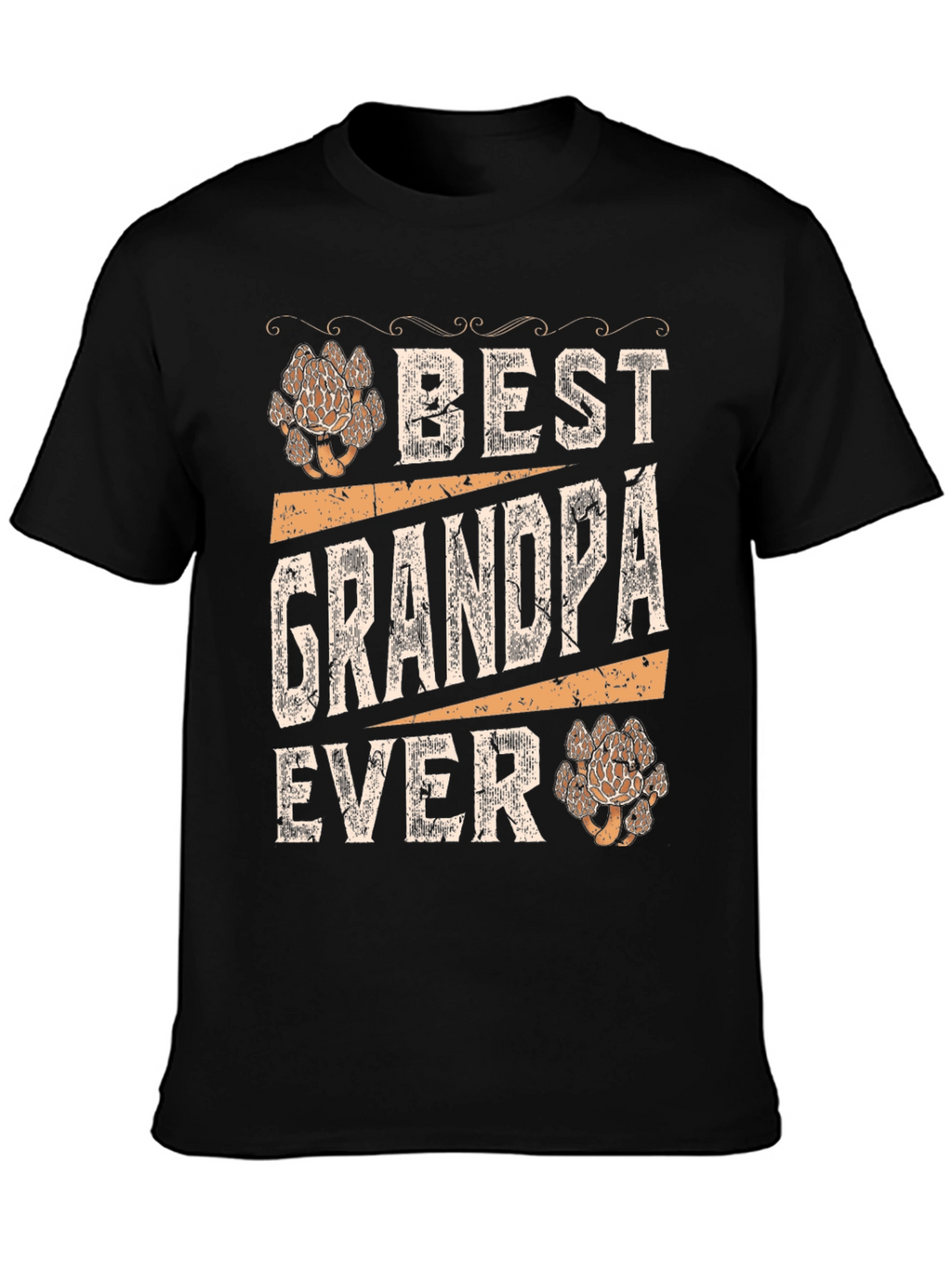 Best Grandpa Ever T-Shirt - Mushroom Design