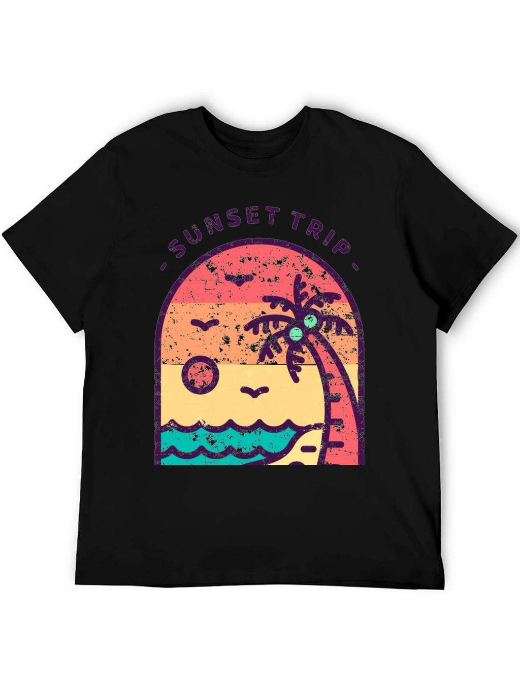 Sunset Trip Graphic Tee - Island Getaway