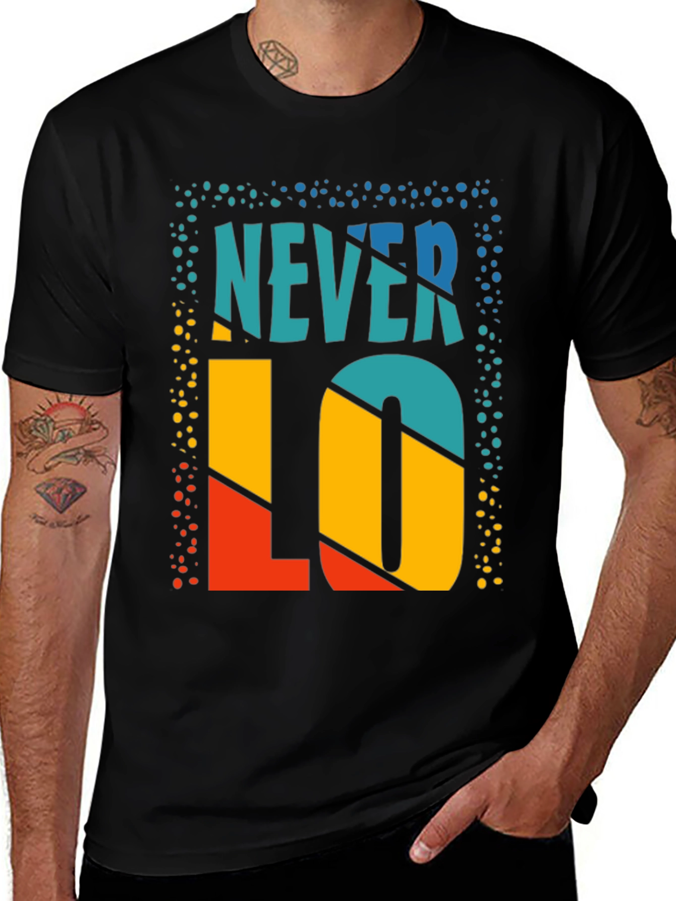Never Lo Retro Graphic Tee