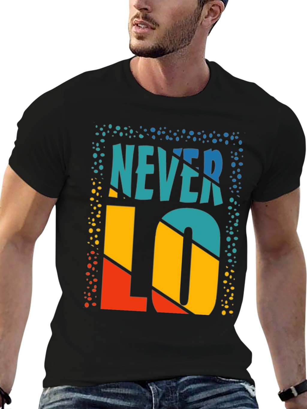 Never Lo Retro Graphic Tee