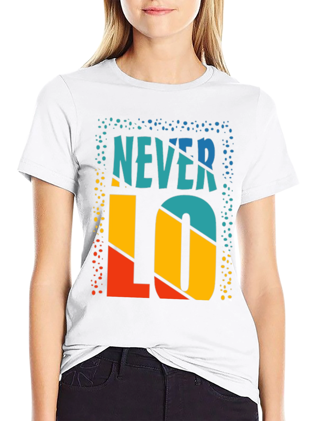 Never Lo Retro Graphic Tee