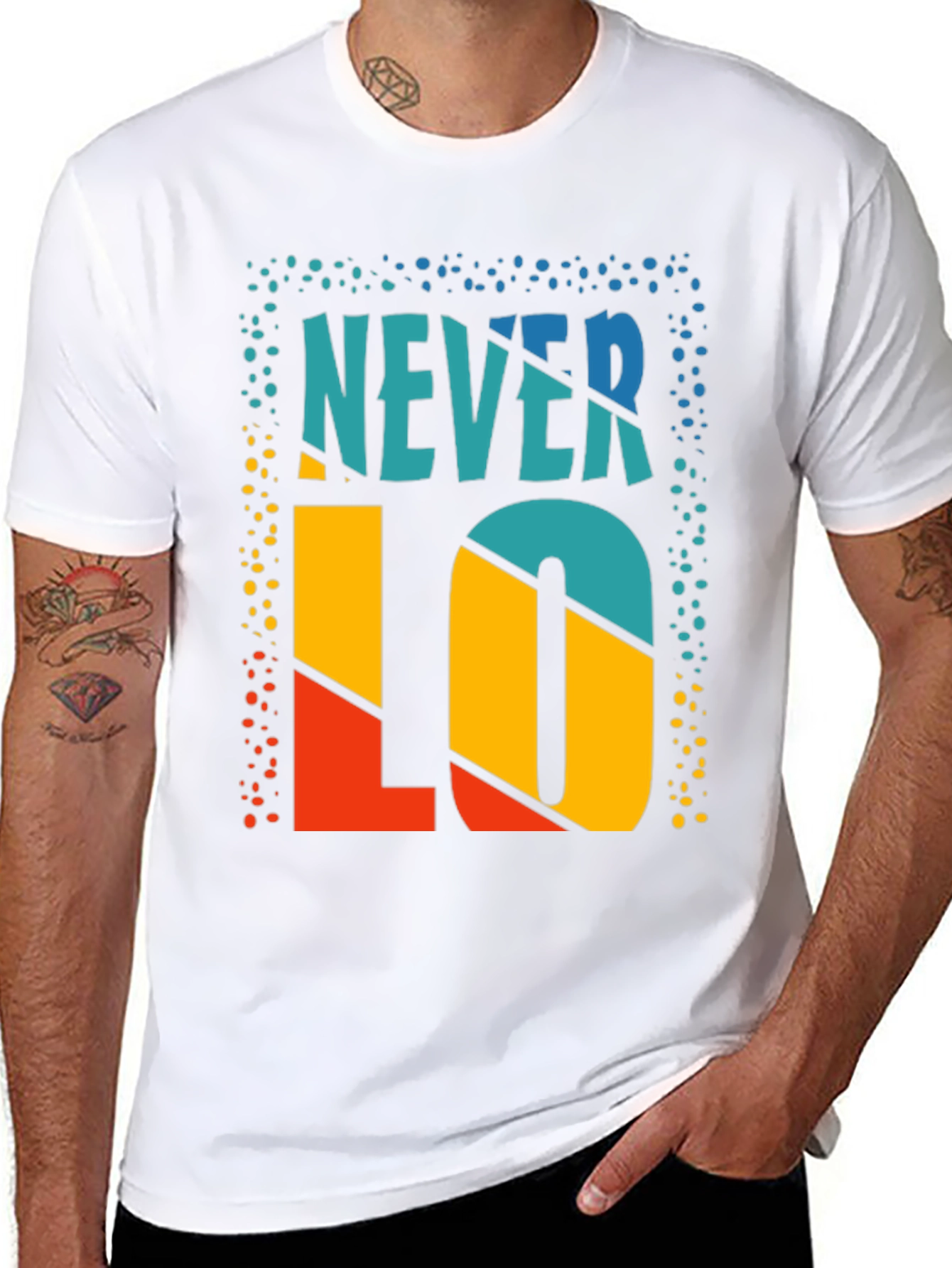 Never Lo Retro Graphic Tee